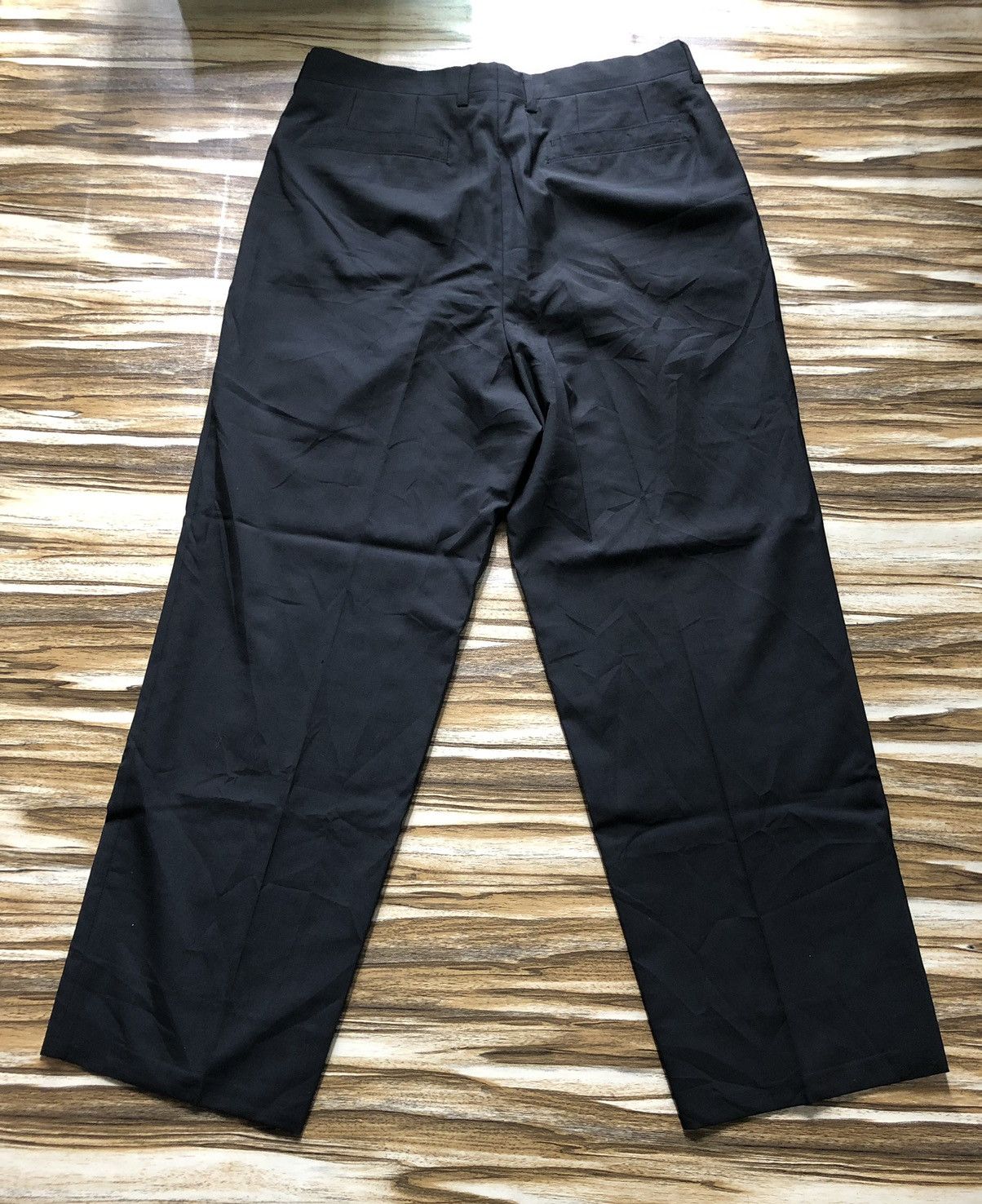 Balenciaga Vintage casual pant high waist wide leg balloon gabardine Size US 35 - 2 Thumbnail