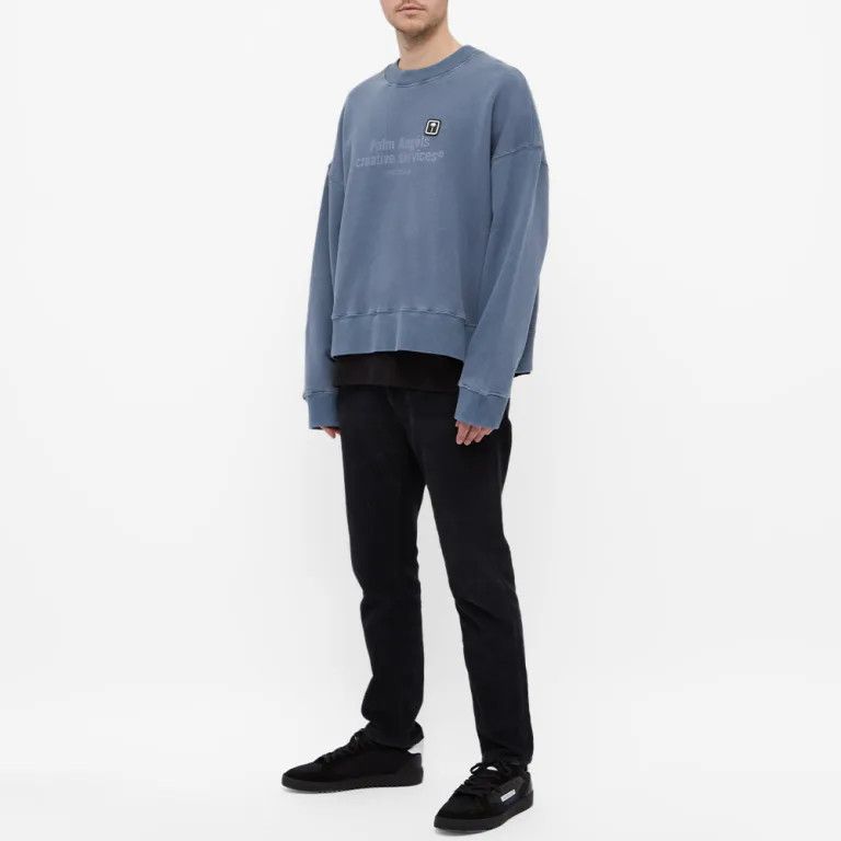 Palm Angels o1gr1nt0425 Pxp Pa Creative Services Crewneck Sweatshirt Size US L / EU 52-54 / 3 - 6 Thumbnail