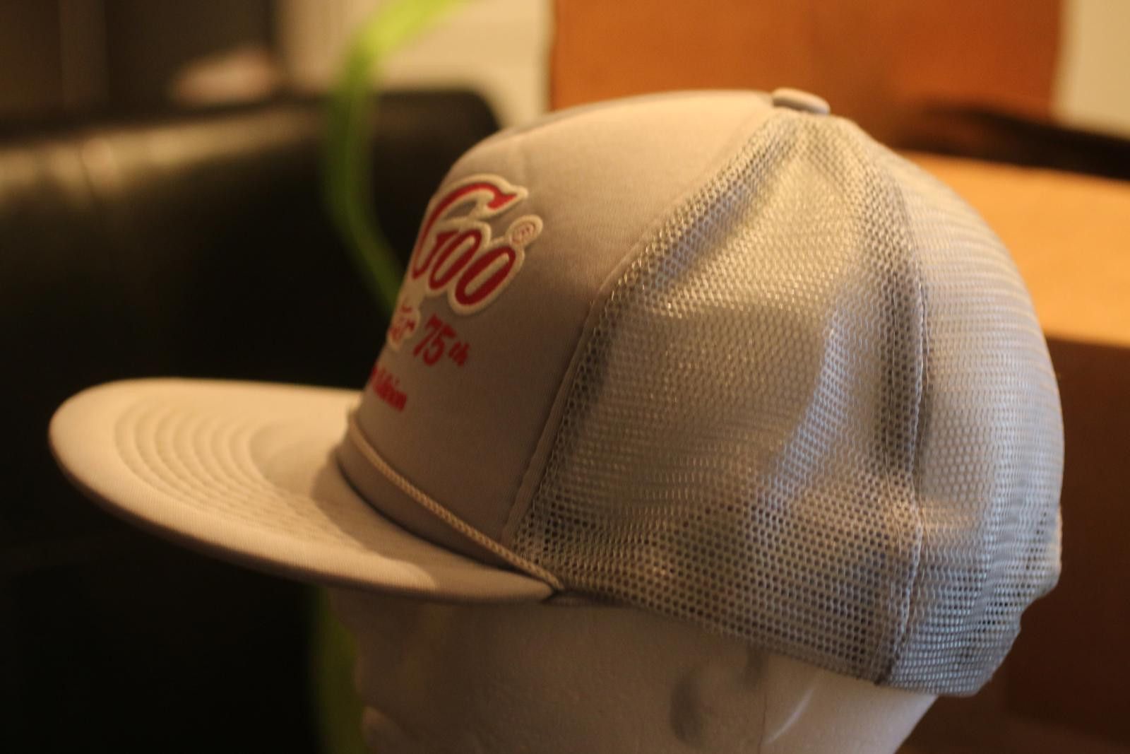Coca Cola Goo Goo Cluster 75th Anniversary Trucker Snapback Hat Gray Size ONE SIZE - 3 Thumbnail