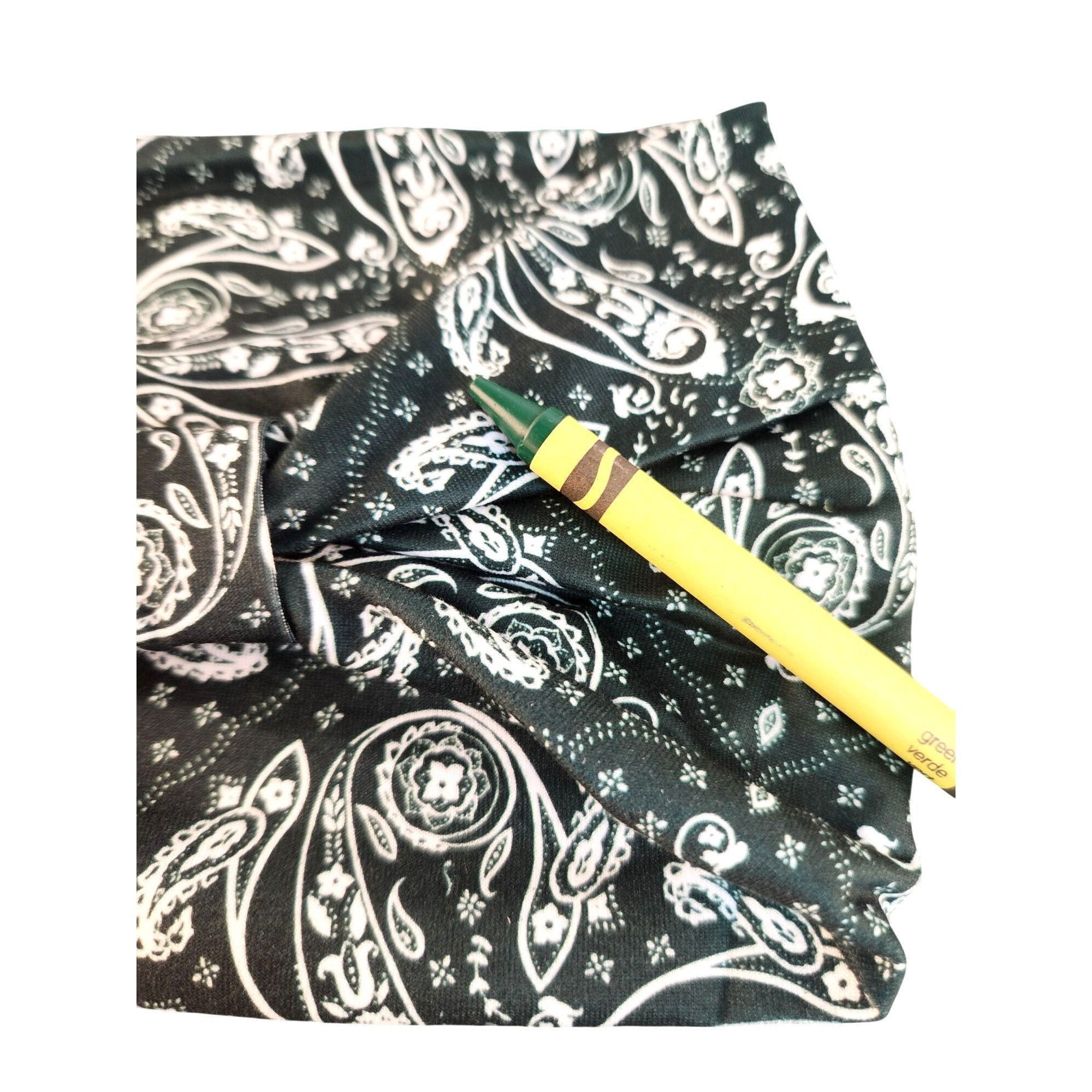 Other Green Paisley Knit Headwrap Hairband Soft Stretchy Headband Size ONE SIZE - 4 Thumbnail