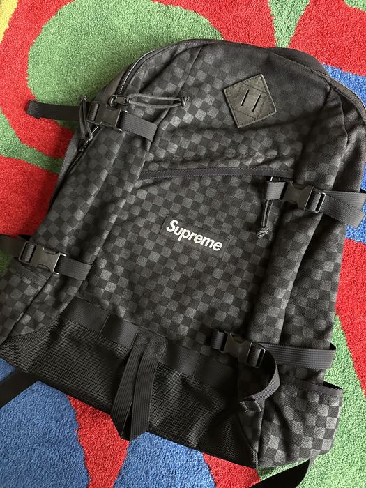 Supreme 2011aw damier backpack | Grailed