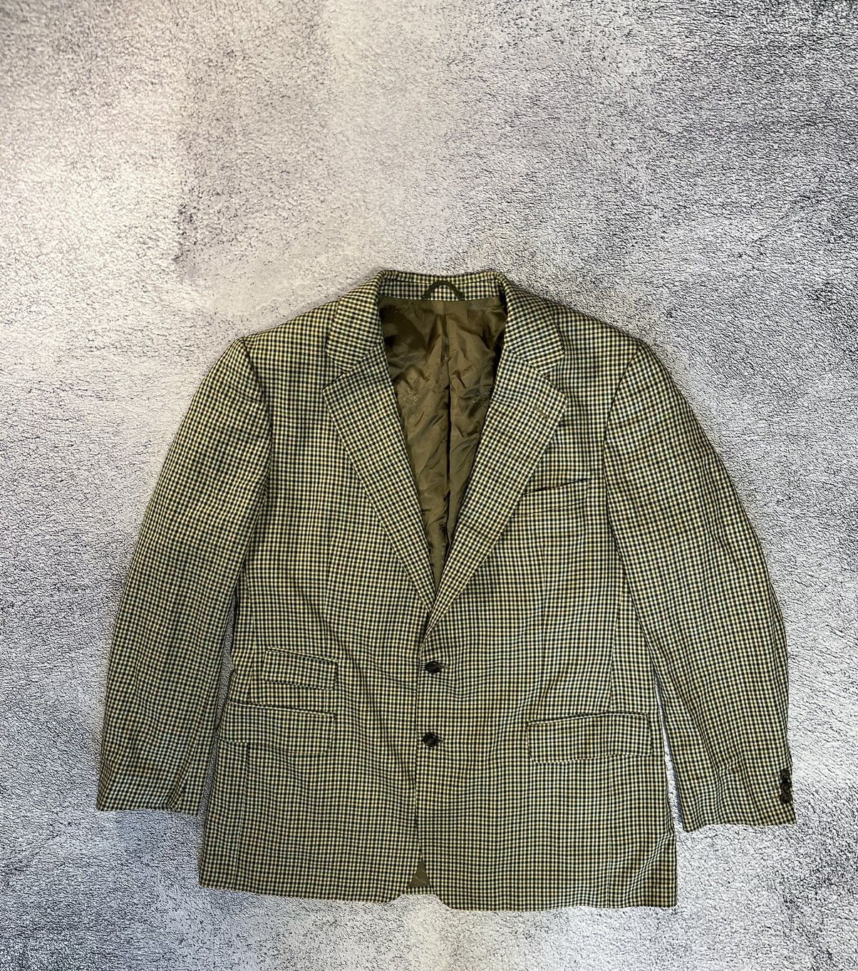 Burberry Burberrys Mens Blazer Jacket Striped Vintage Wool Size 56 Size 54L - 1 Thumbnail