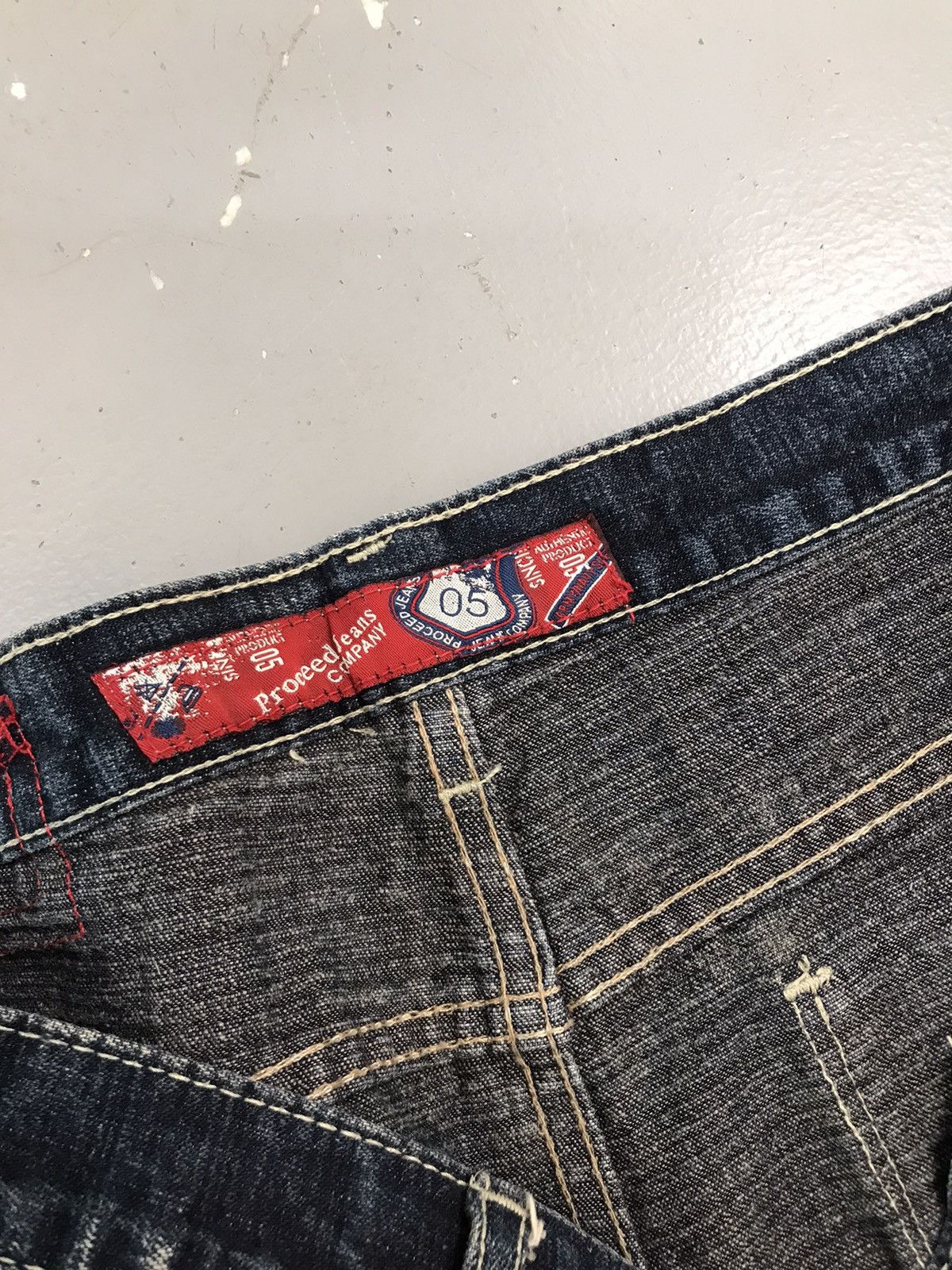 Fubu × Vintage Rare vintage fubu proceed bleached denim Size US 36 / EU 52 - 7 Thumbnail