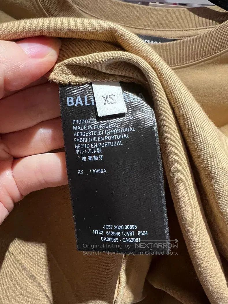 Balenciaga Balenciaga Embroidered BB Letter Short Sleeve. Size US XS / EU 42 / 0 - 4 Thumbnail