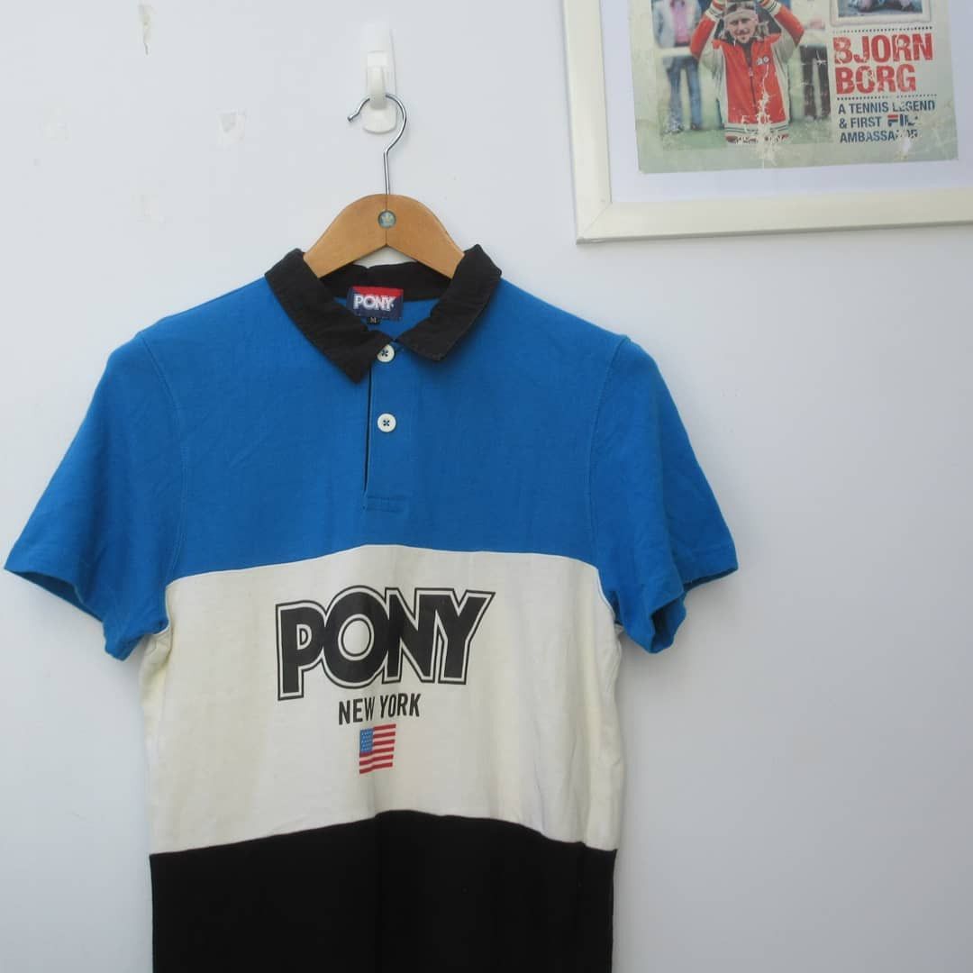 PONY Vintage Pony Big Logo 3 Tone Colourway Size Medium Size US M / EU 48-50 / 2 - 2 Thumbnail