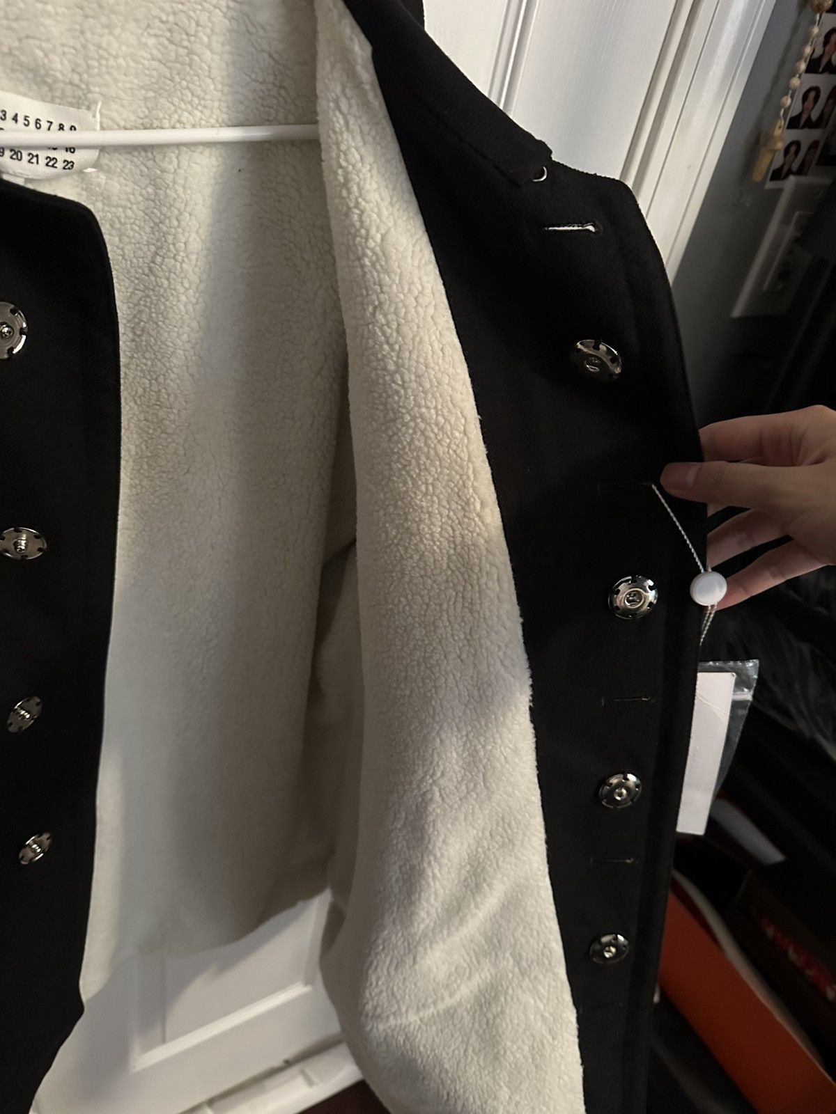 Maison Margiela Maison Marigela Wool Cotton Military Jacket Black Large Size US L / EU 52-54 / 3 - 13 Thumbnail