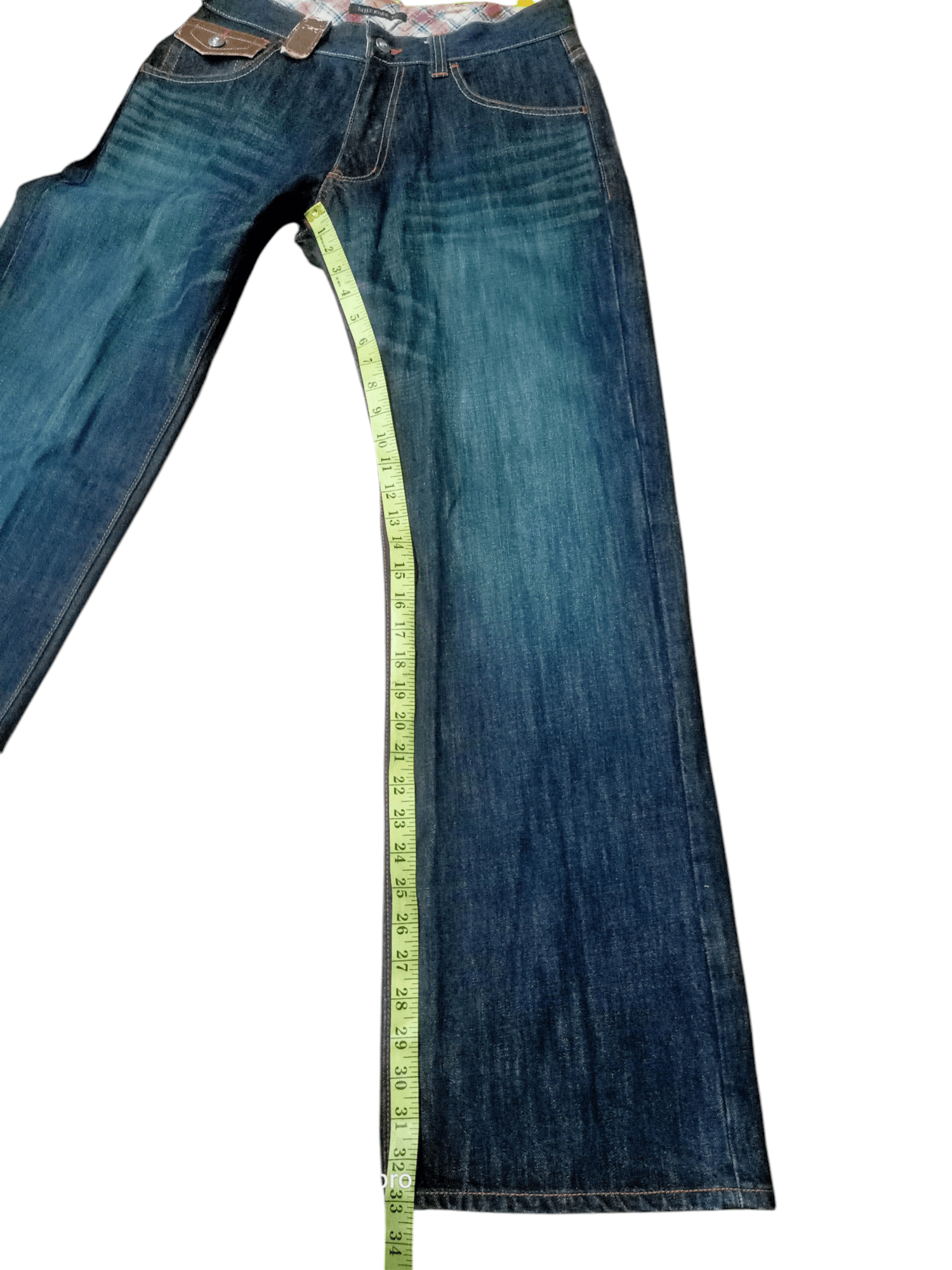 If Six Was Nine × Le Grande Bleu (L.G.B.) Wild Khakis Flare Denim Loose Rise Size US 31 - 8 Thumbnail
