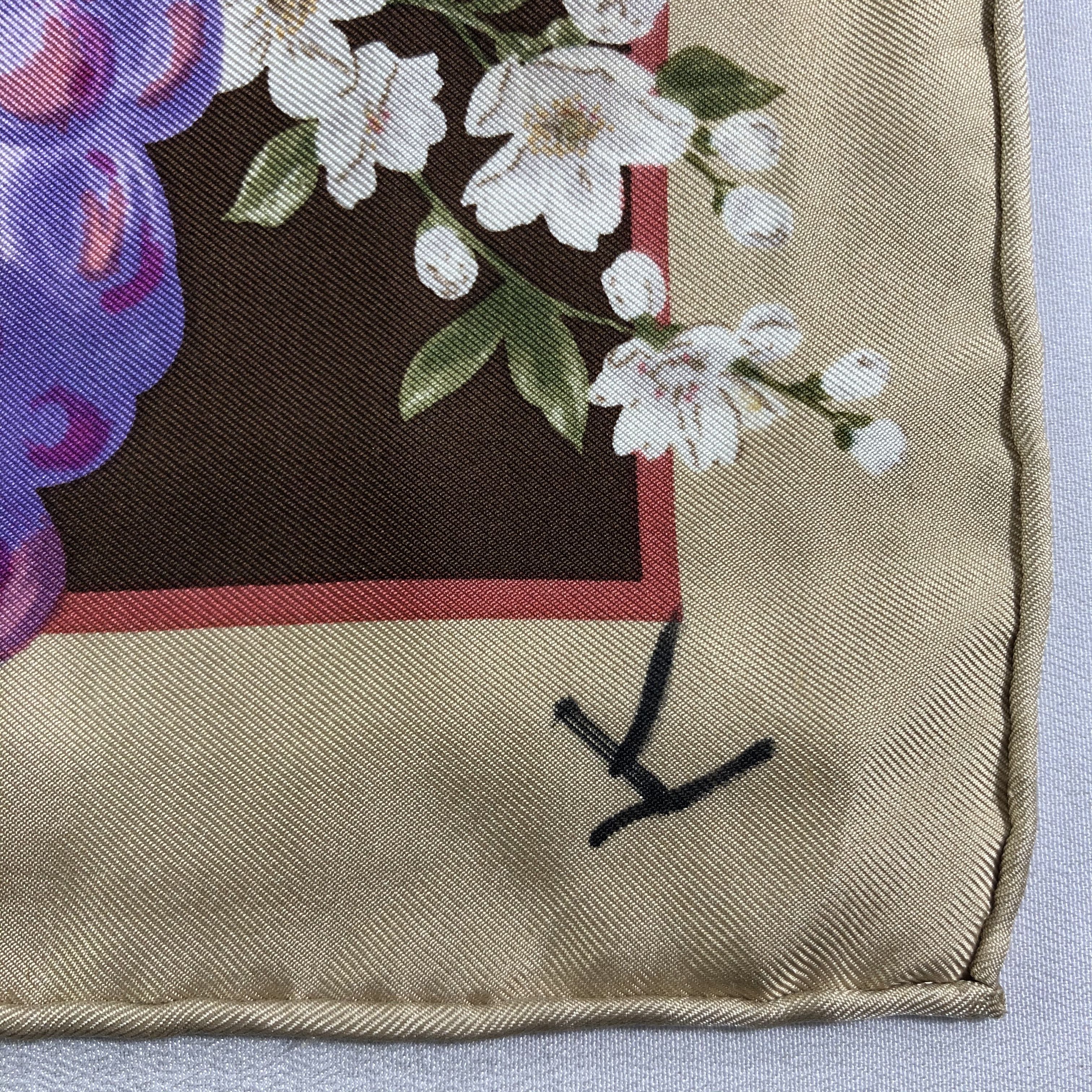 Vintage Vintage Silk Scarf Size ONE SIZE - 5 Thumbnail
