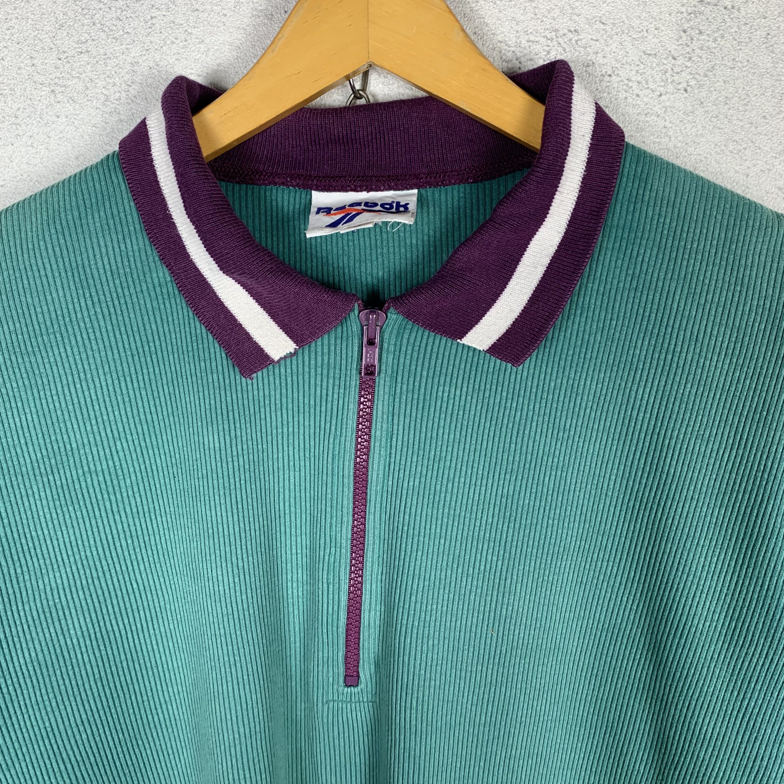 Reebok 90s Reebok Multicolor Polo Shirt Colorblock Size US M / EU 48-50 / 2 - 6 Thumbnail