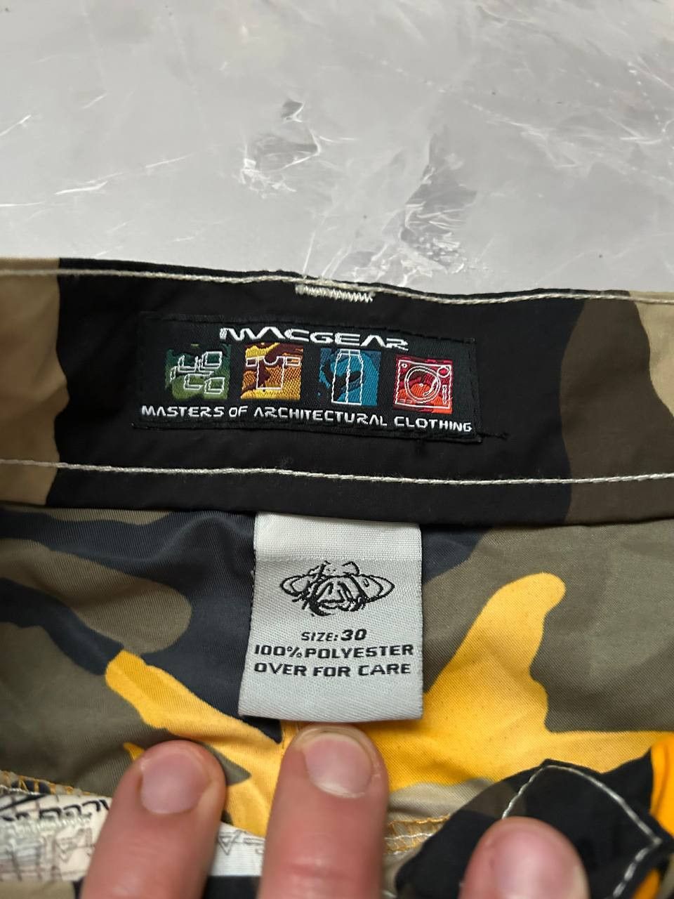 Hysteric Glamour Vintage Rare Macgear Rap Baggy Camo Pants Size US 30 / EU 46 - 8 Thumbnail