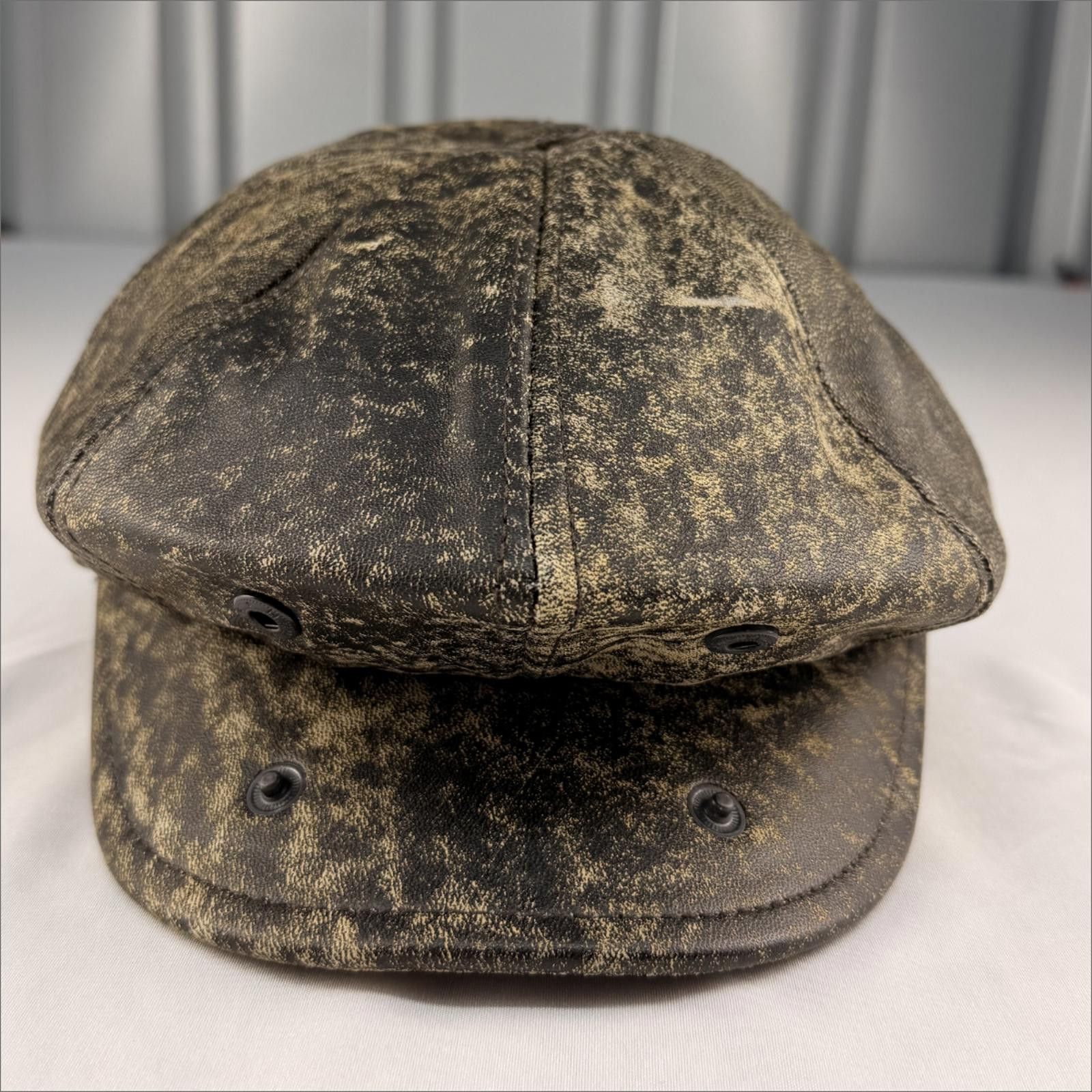 Other Genuine Leather Flat Cap |Peaky Blinders Inspired 096 M Size Size ONE SIZE - 6 Thumbnail