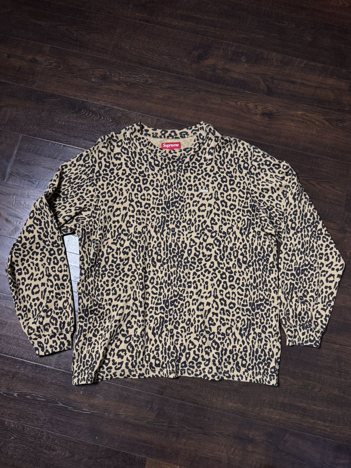 Supreme Supreme Small Box Long-Sleeve Tee 'Leopard' | Grailed