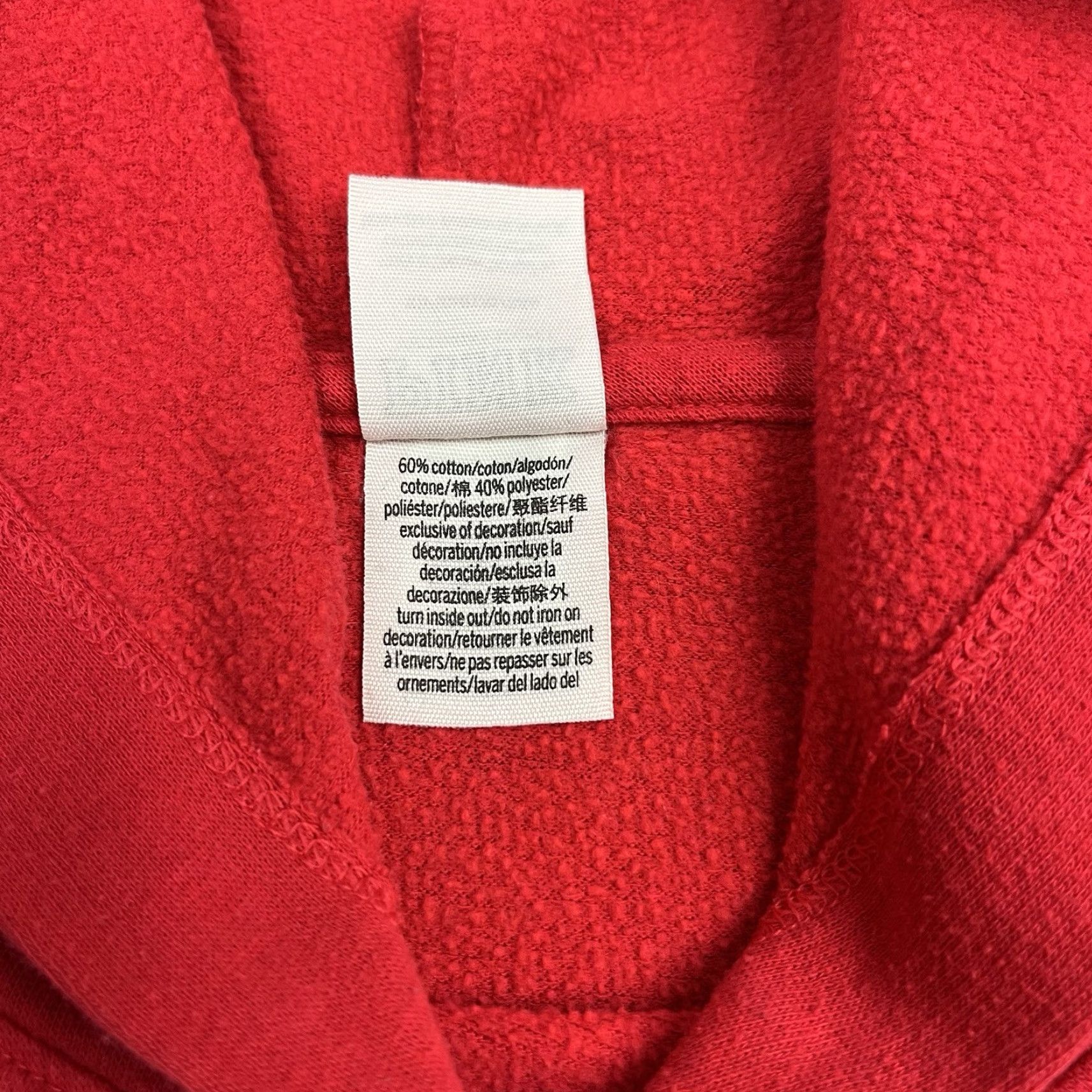 Victoria's Secret Victoria's Secret PINK Hoodie Womens Small Red Spellout Pullover Sweatshirt Size S / US 4 / IT 40 - 4 Thumbnail