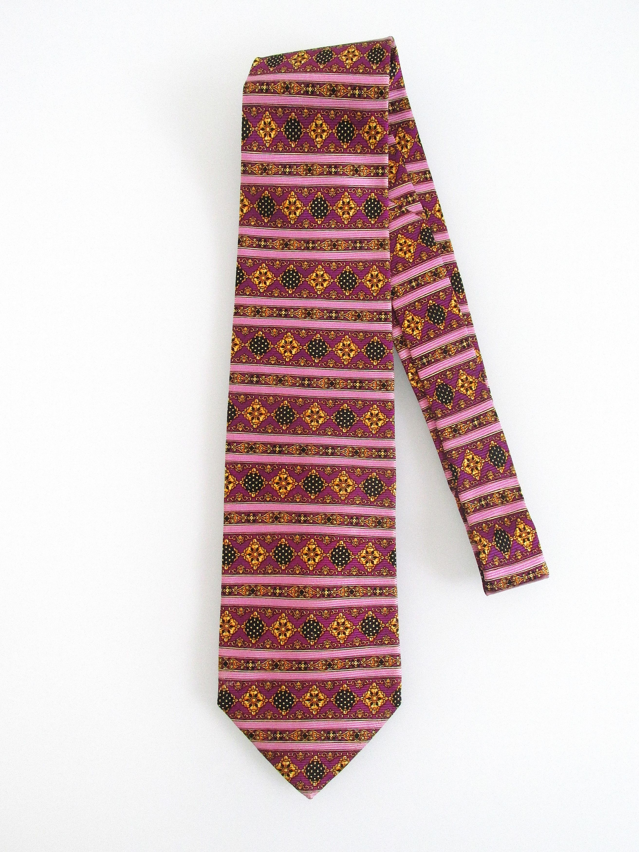 Versace Versace Men's Silk Tie Size ONE SIZE - 1 Thumbnail
