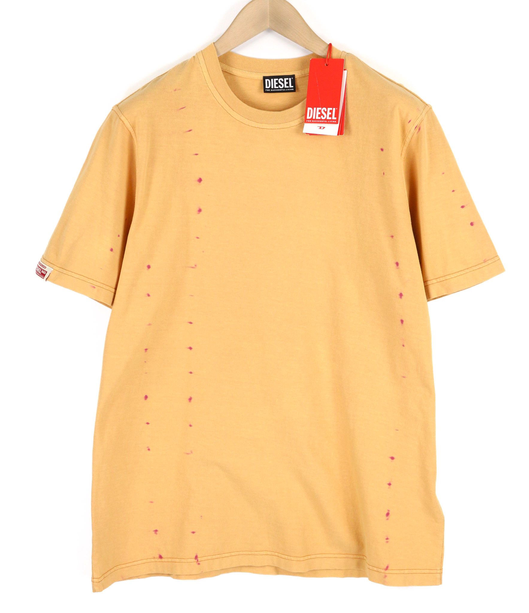 Diesel T-JUST-E25 L Crew Neck Tricot Logo Light T-Shirt 40314 Size US L / EU 52-54 / 3 - 1 Thumbnail