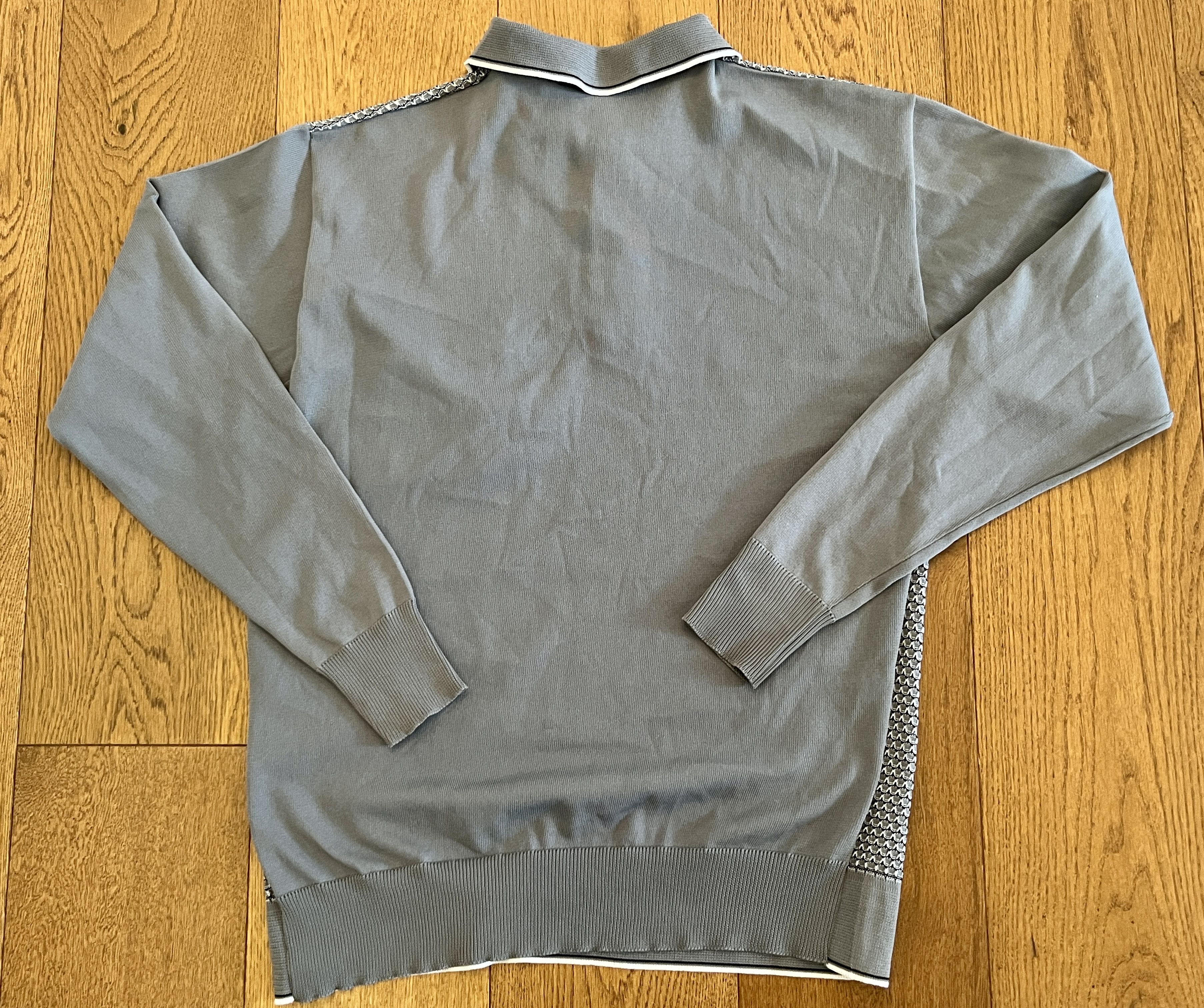 Vintage Vintage 70s Virany Hungary Textured Knit Polo Shirt L Size US L / EU 52-54 / 3 - 3 Thumbnail