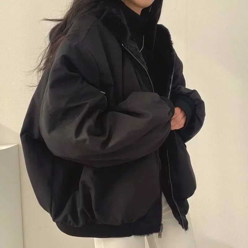 Wearing Cotton Clothes on Both Sides Women's Outerwear