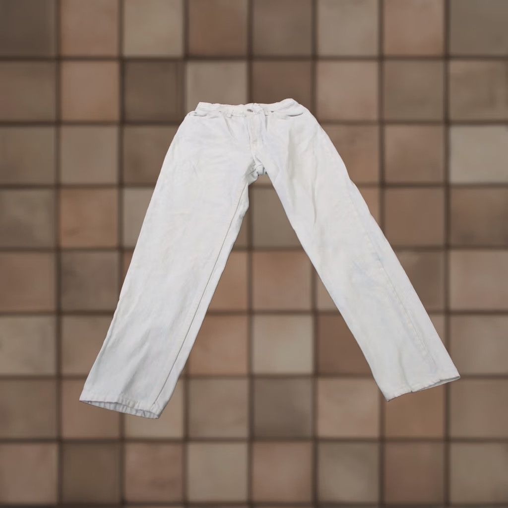 Levi's Levi's Jeans Women 10 Short Denim Straight Relaxed Tapered 550 Orange Tab White 28x30 Womens Jeans Size 28" / US 6 / IT 42 - 1 Thumbnail
