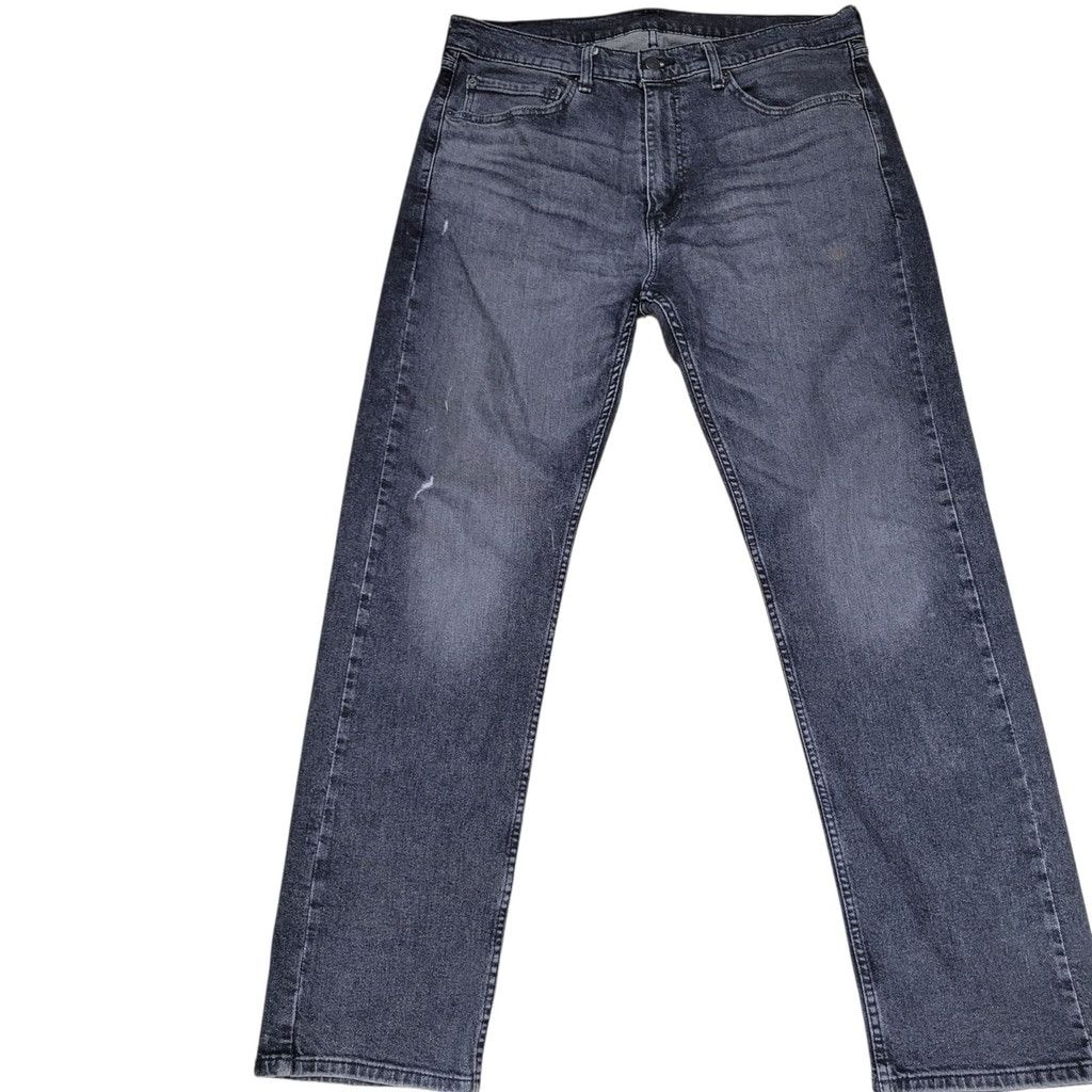 Levi's Levi's Jeans 505 Distressed Straight Leg Medium Wash 36/32 Size US 36 / EU 52 - 3 Thumbnail