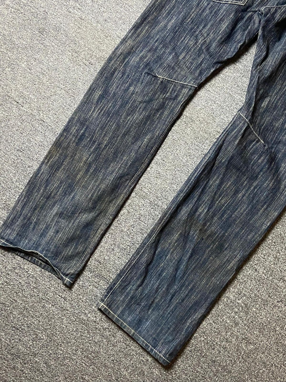 Fashion Victim × Japanese Brand × Vintage Vintage STARE Japanese Brand Distressed Denim Jeans (122) Size US 35 - 3 Thumbnail