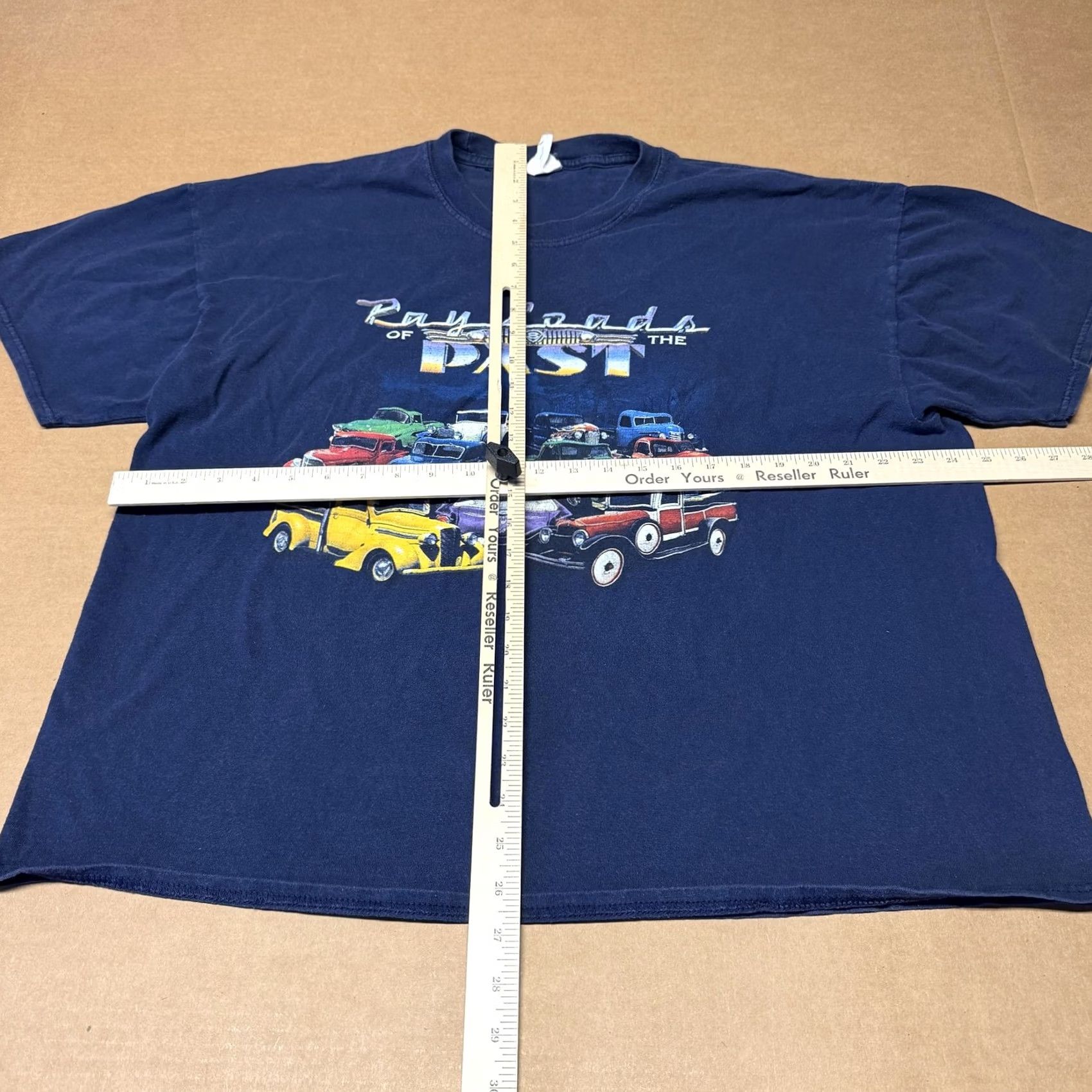Vintage American Tradition Shirt Mens 2XL Blue Payloads Of The Past Graphic Trucks Tee Size US XXL / EU 58 / 5 - 5 Thumbnail