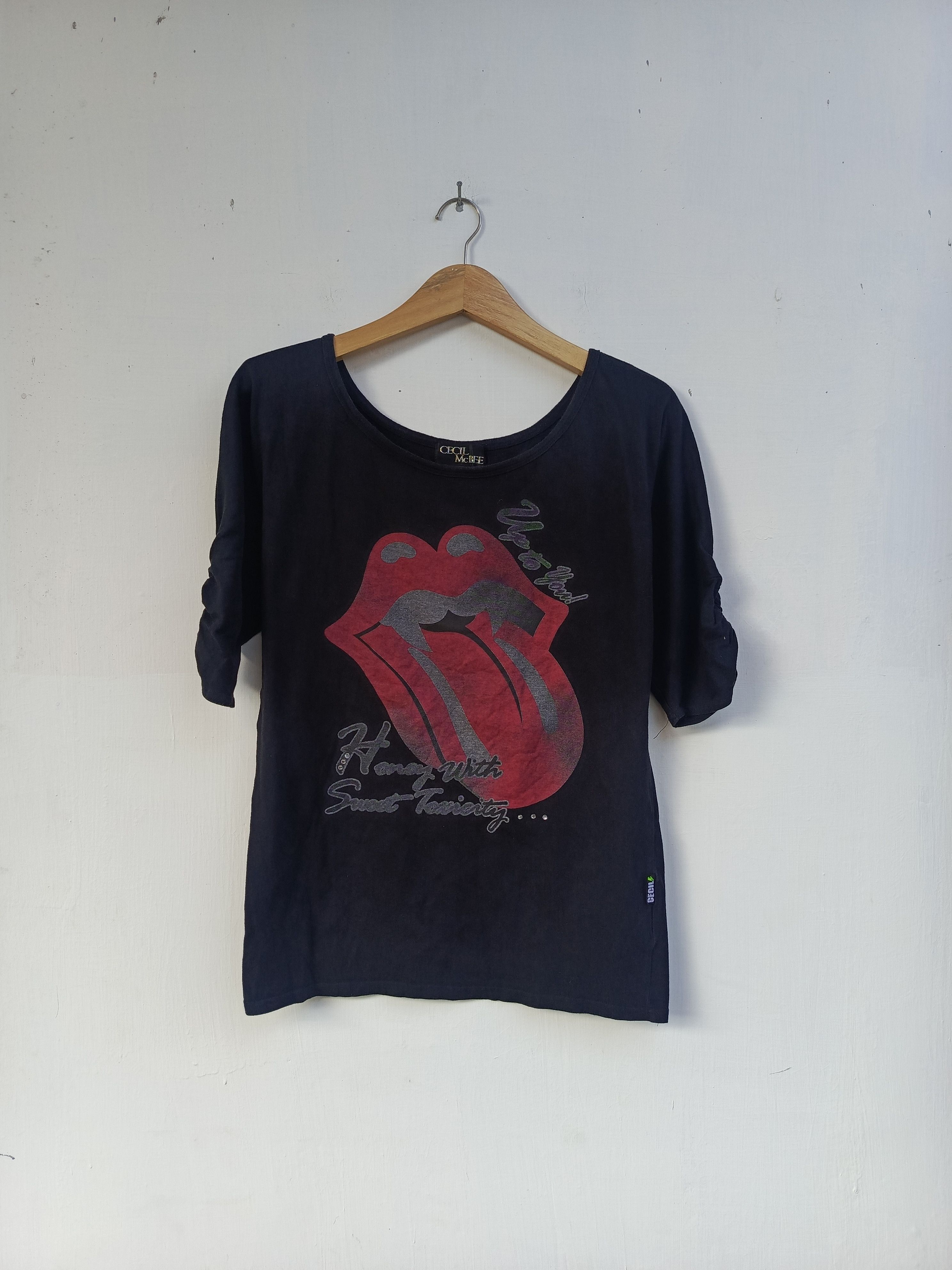 Japanese Brand Cecil mcbee the rolling stones tshirt Size M / US 6-8 / IT 42-44 - 1 Thumbnail
