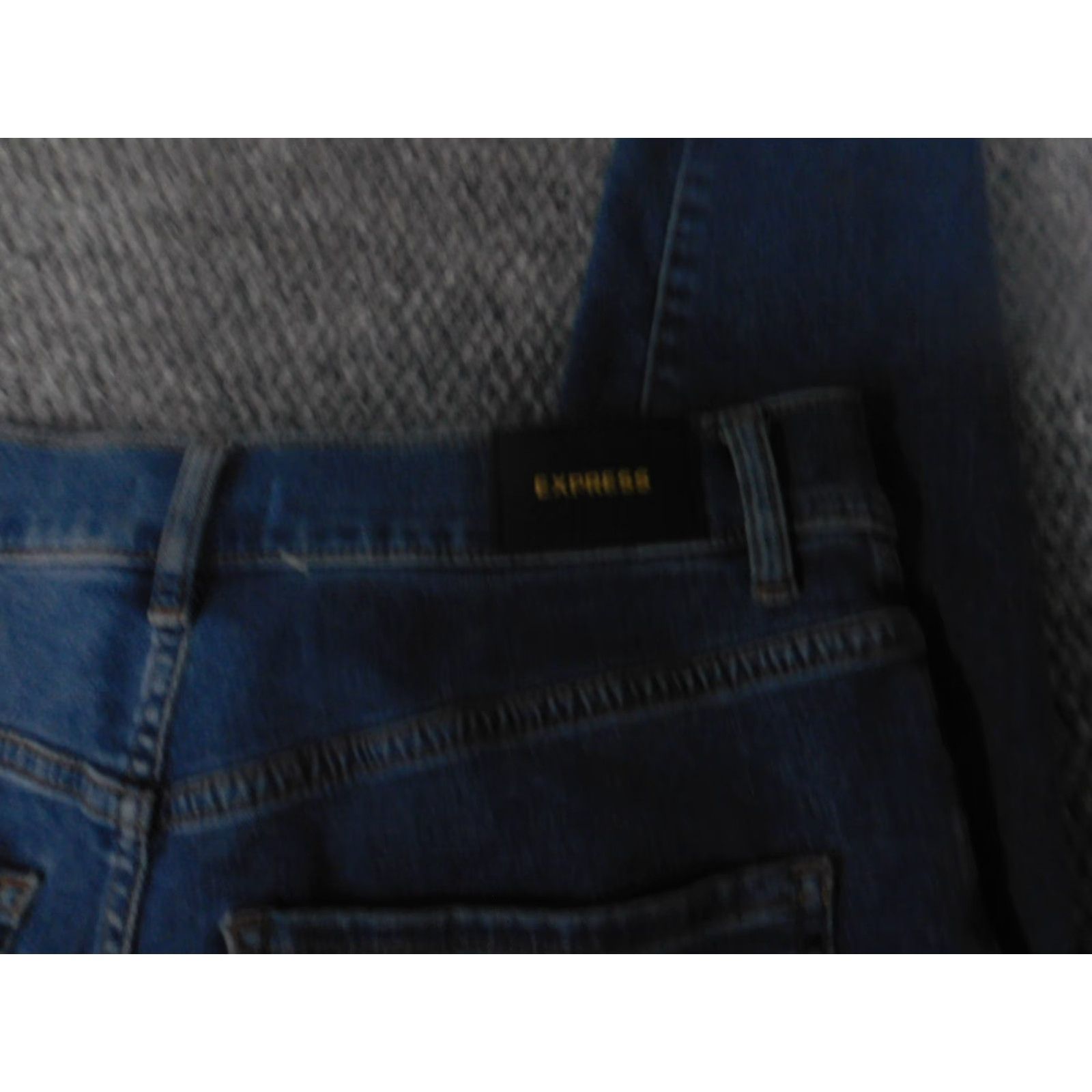 Express Express Womens Jeans Skinny Crop 6 Blue Denim Slim Regular 28in Waist Inseam 25in Zipper Cotton Blend Mid Rise Modern 90s Designer Style Size 28" / US 6 / IT 42 - 7 Thumbnail