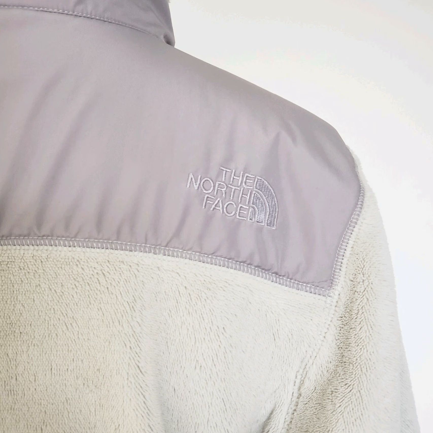 The North Face VINTAGE The North Face Fleece Jacket Women's XS Gray Casual Outdoor Logo Full Zip Pockets Size XS / US 0-2 / IT 36-38 - 6 Thumbnail