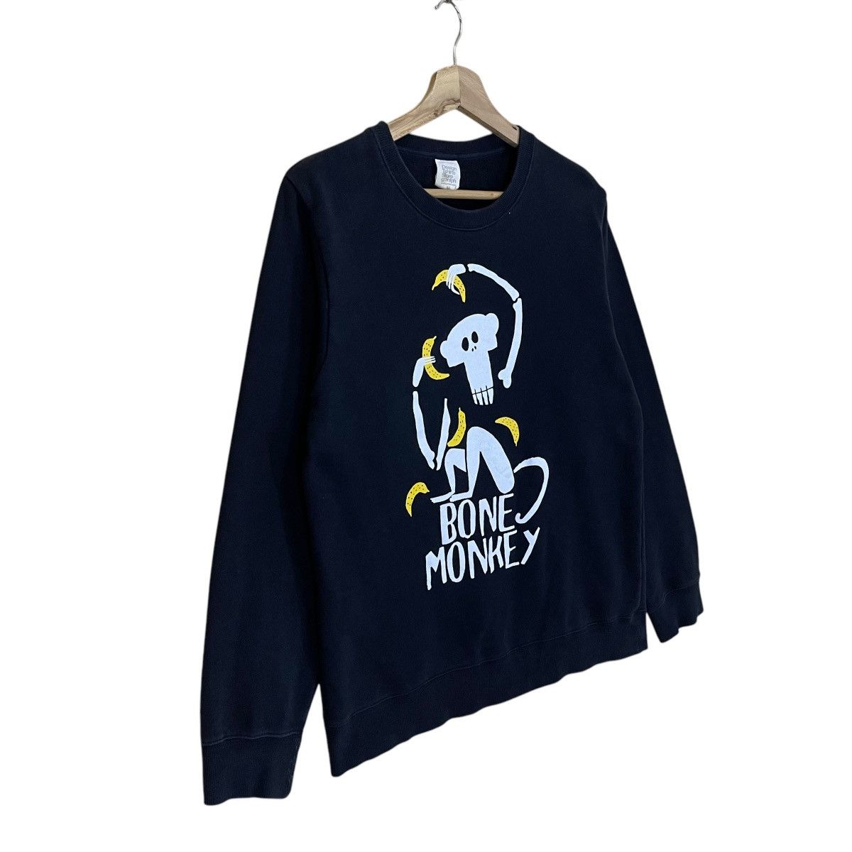 Japanese Brand BONE MONKEY BIG LOGO CREWNECK SWEATSHIRT Size US M / EU 48-50 / 2 - 2 Thumbnail