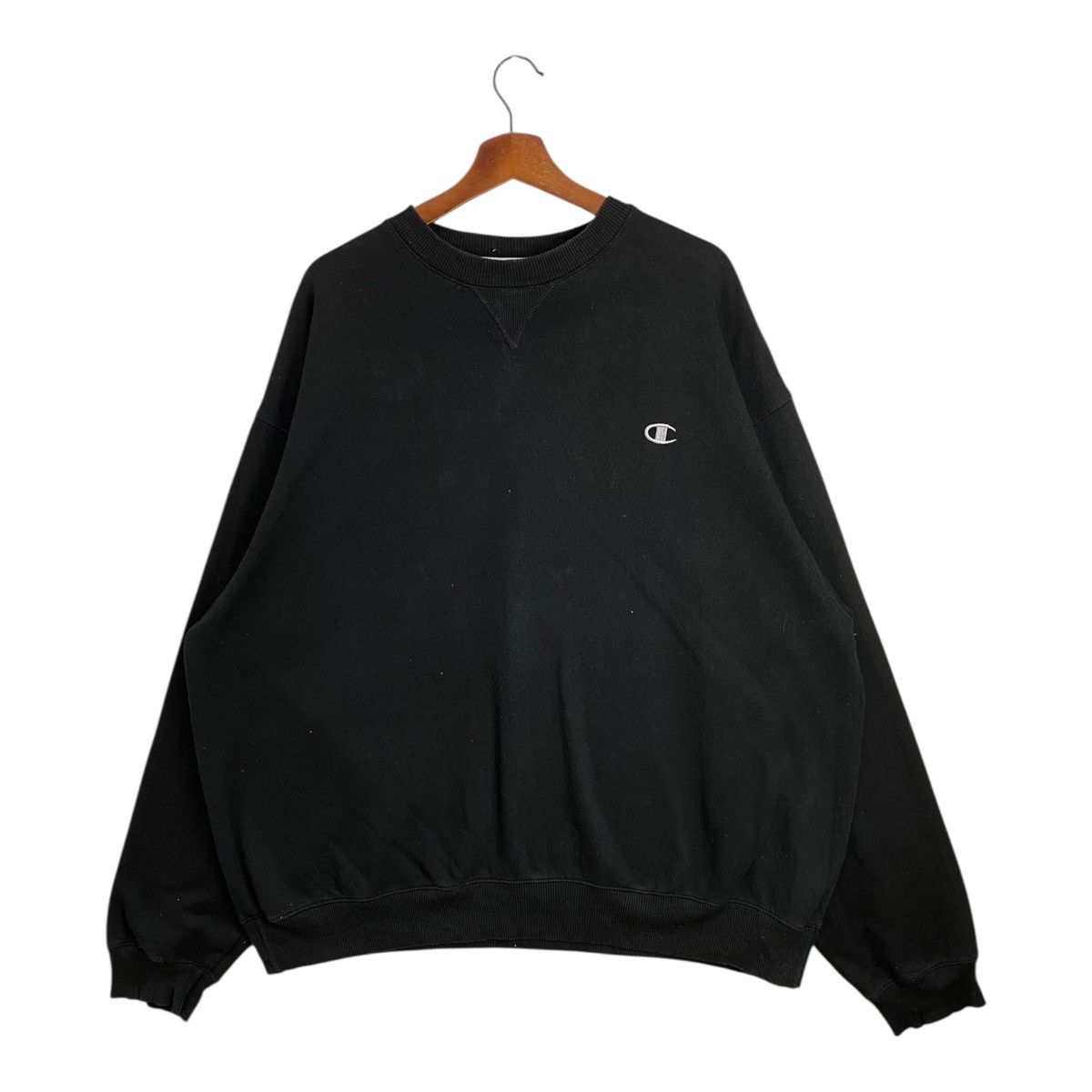 Champion Vintage Champion Sweatshirt Boxy Fit Black Size XL Size US XL / EU 56 / 4 - 1 Thumbnail