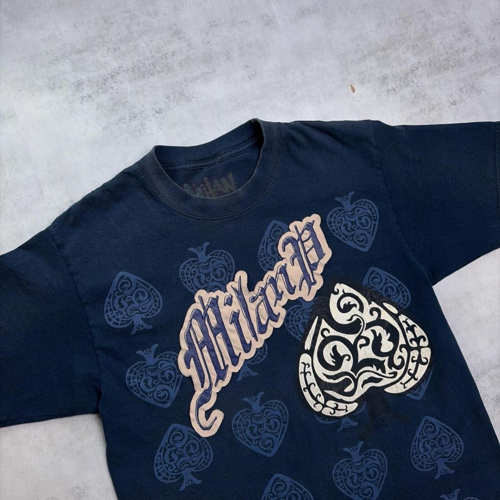 Other Y2K Navy Milan Grunge Gothic Skater T-Shirt Size US M / EU 48-50 / 2 - 5 Thumbnail