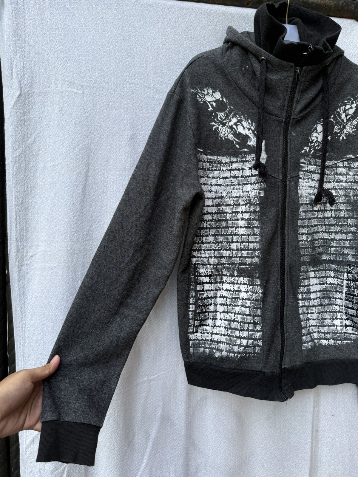 Japanese Brand double layer zip hoodie poem skull ifsixwasnine style Size US L / EU 52-54 / 3 - 5 Thumbnail