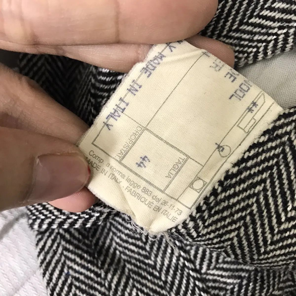 Other Vtg 90’ GRABS TREND Made In ITALY Grey Casual Pant Trouser Size 29" - 8 Thumbnail