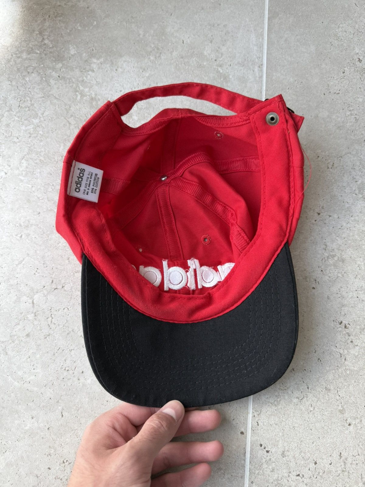 Adidas Vintage Adidas Cap Hats 90s Big Logo SnapBack Size ONE SIZE - 4 Thumbnail