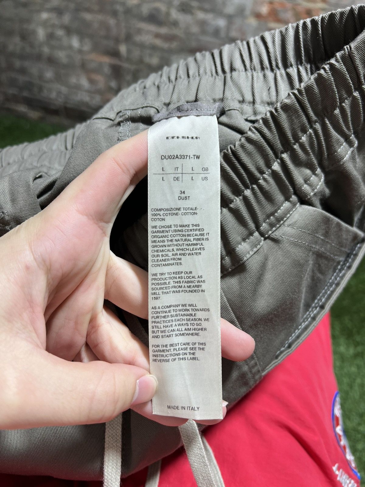 Rick Owens Drkshdw Rick Owens Drkshdw Cropped Creatch Cargo Pants Sz. L Size US 34 / EU 50 - 3 Thumbnail