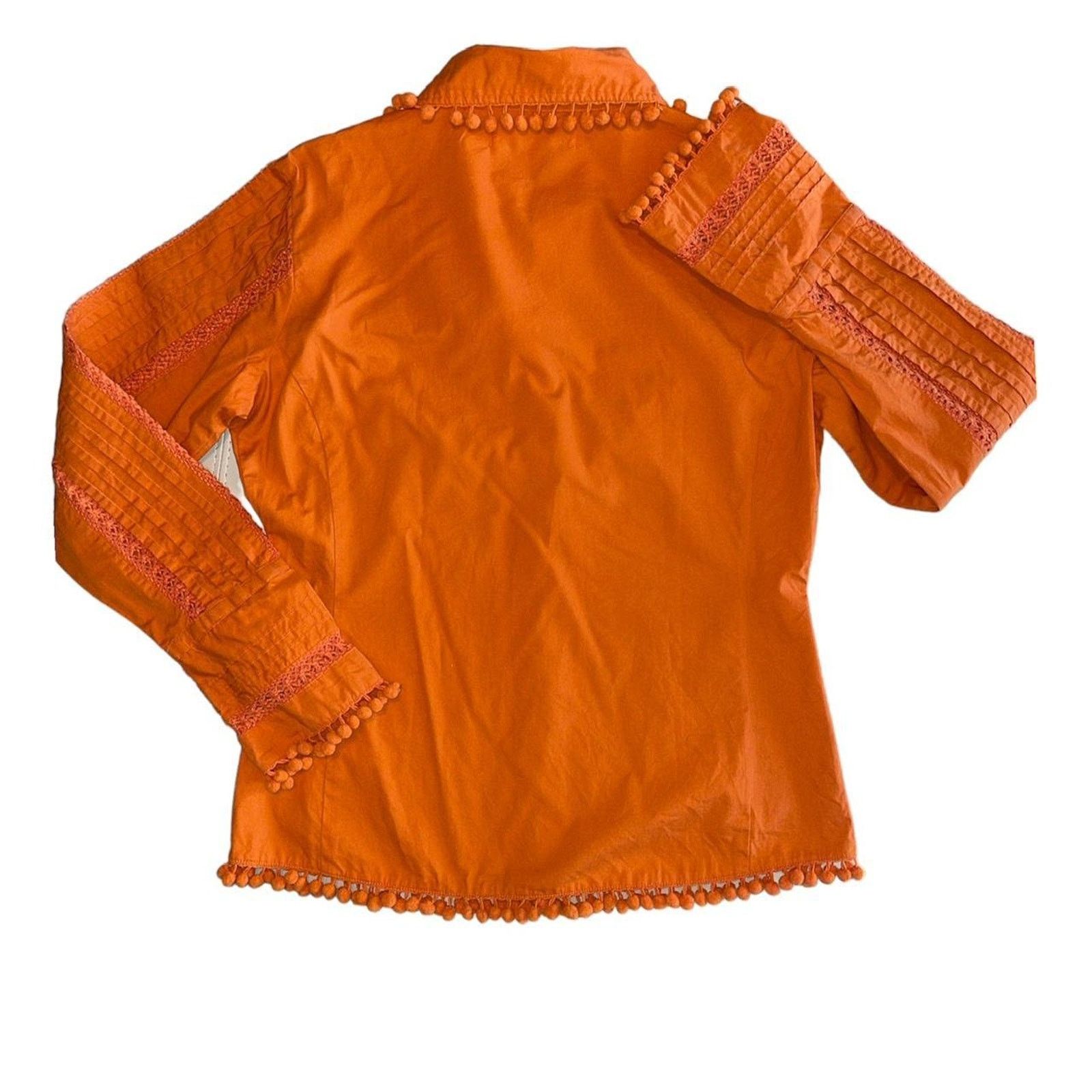 Other Rosalita Mcgee Dopamine Orange Embellished Shirt size Medium Size M / US 6-8 / IT 42-44 - 4 Thumbnail