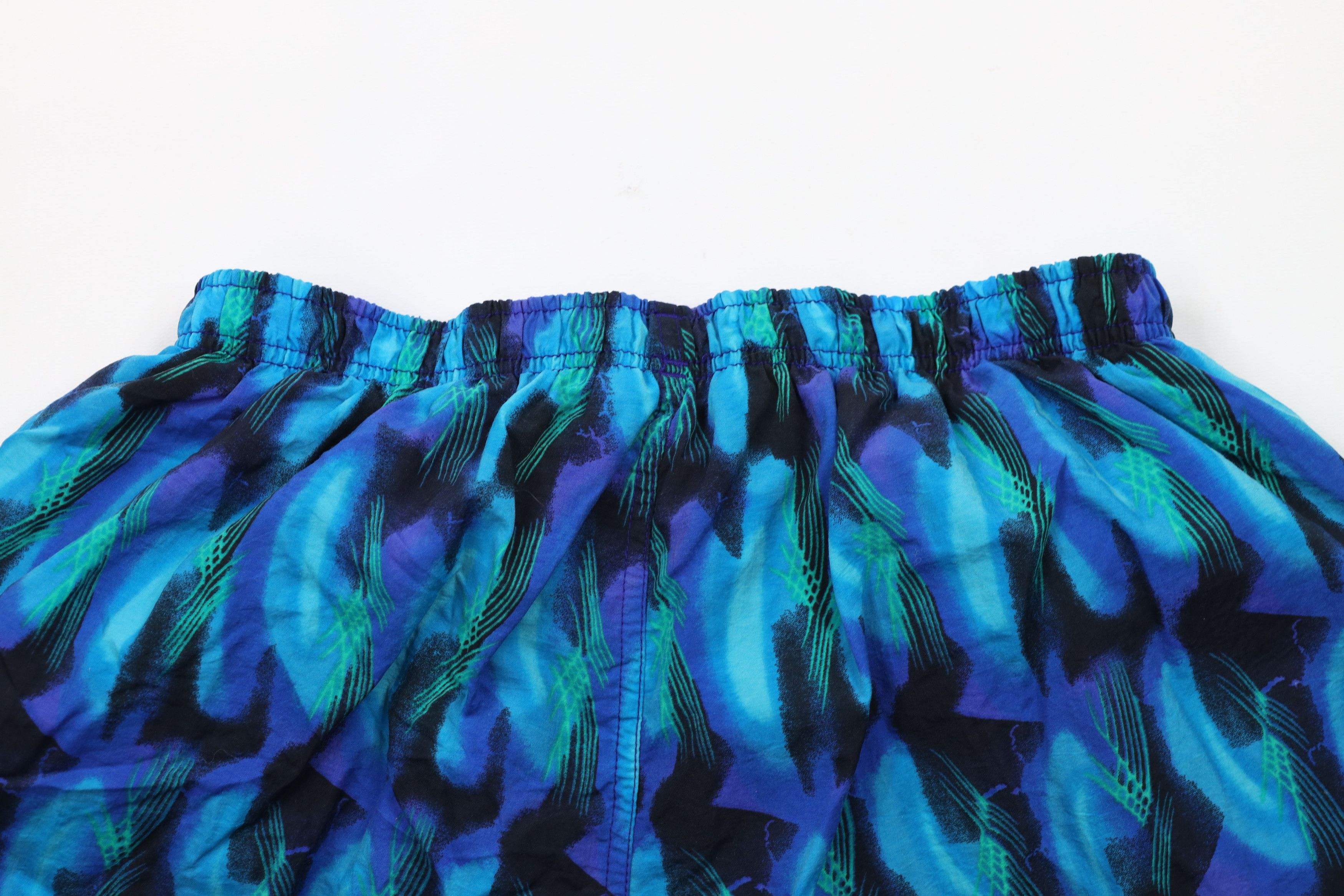Speedo × Vintage Vintage 90s Speedo Spell Abstract Lined Shorts Swim Trunks Size US 34 / EU 50 - 9 Thumbnail