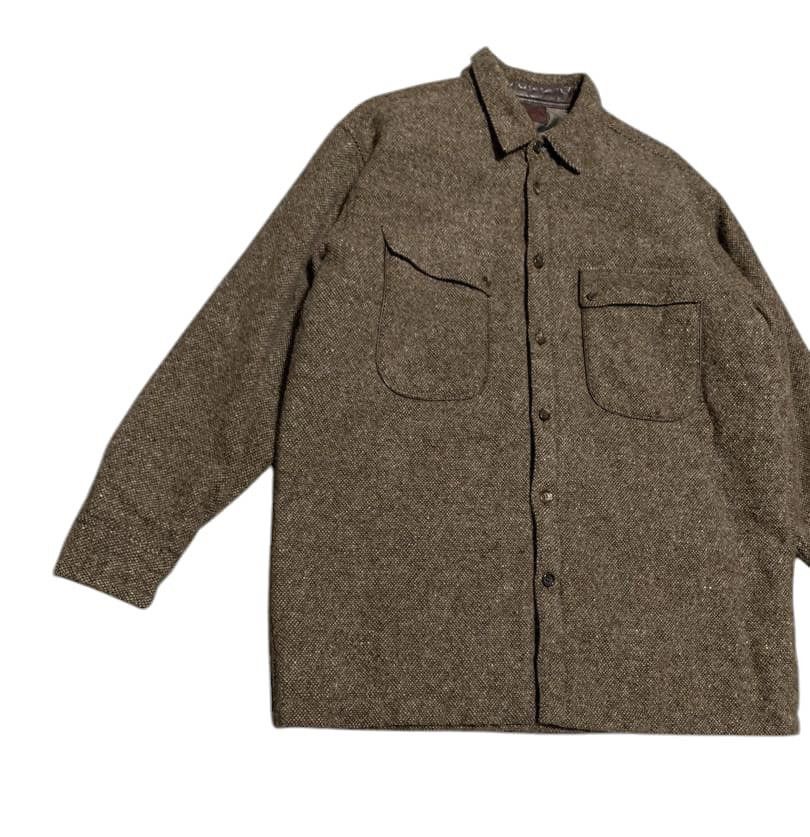 Issey Miyake Vintage Papas By Issey Miyake Wool Flannel Shirt Jacket Size US L / EU 52-54 / 3 - 2 Thumbnail