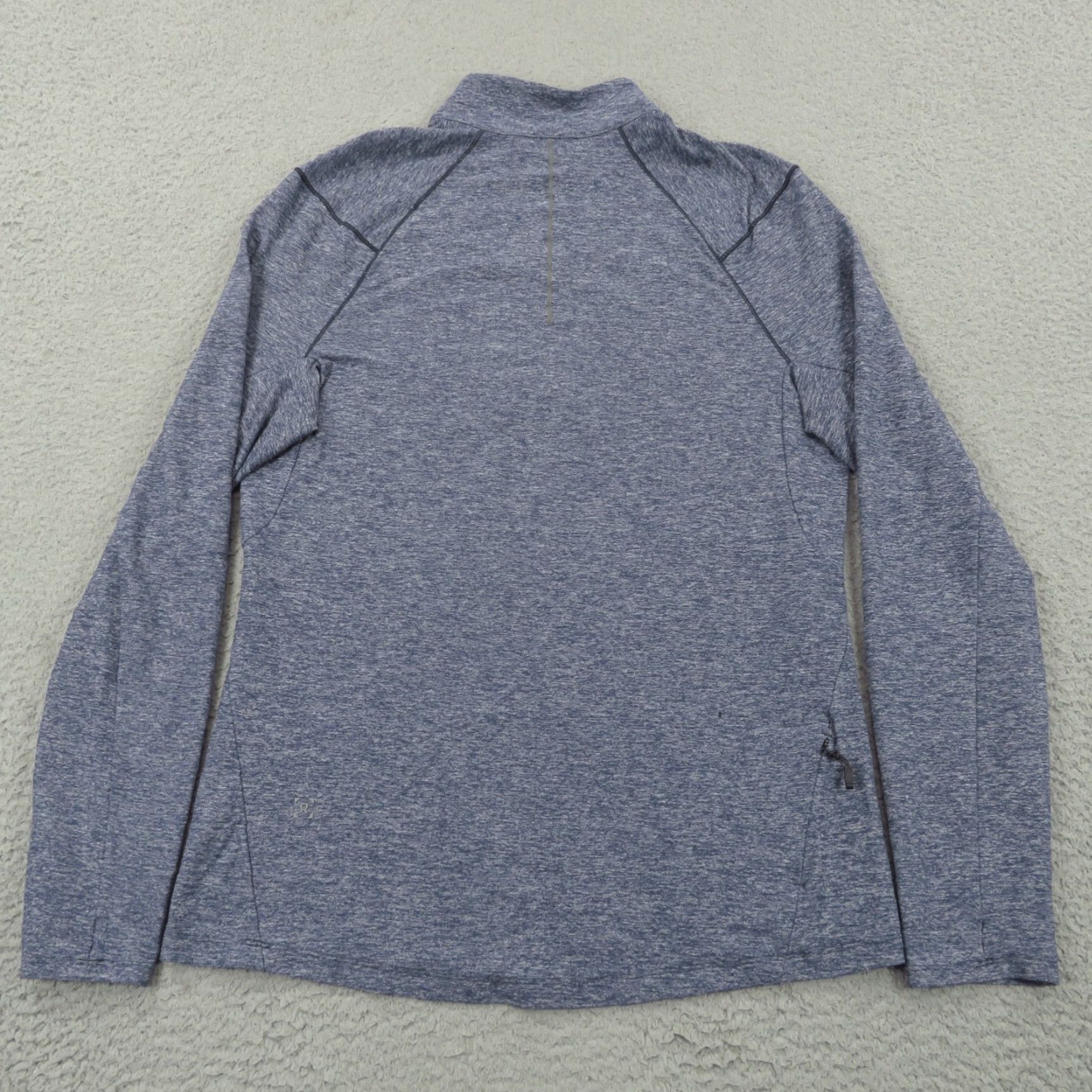 Lululemon Lululemon Surge Warm 1/2 Zip Mens Small Heathered Navy Pullover Running Pocket Shirt Size US S / EU 44-46 / 1 - 5 Thumbnail