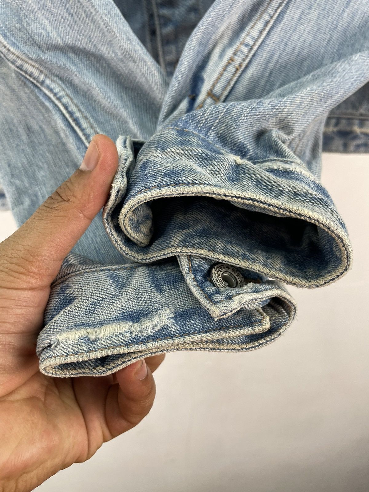 Vintage Vintage 90s Japanese Brand Denim Jacket Size S Size US S / EU 44-46 / 1 - 6 Thumbnail