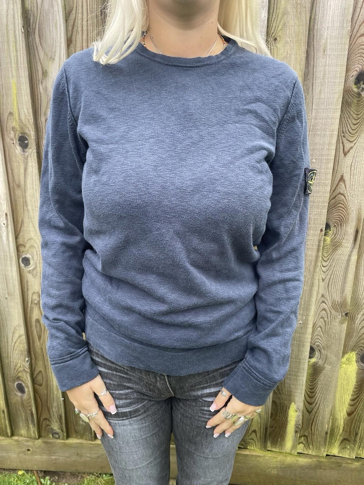 Stone Island Stone Island Basic Sweatshirt Small Navy Blue Size US S / EU 44-46 / 1 - 3 Thumbnail