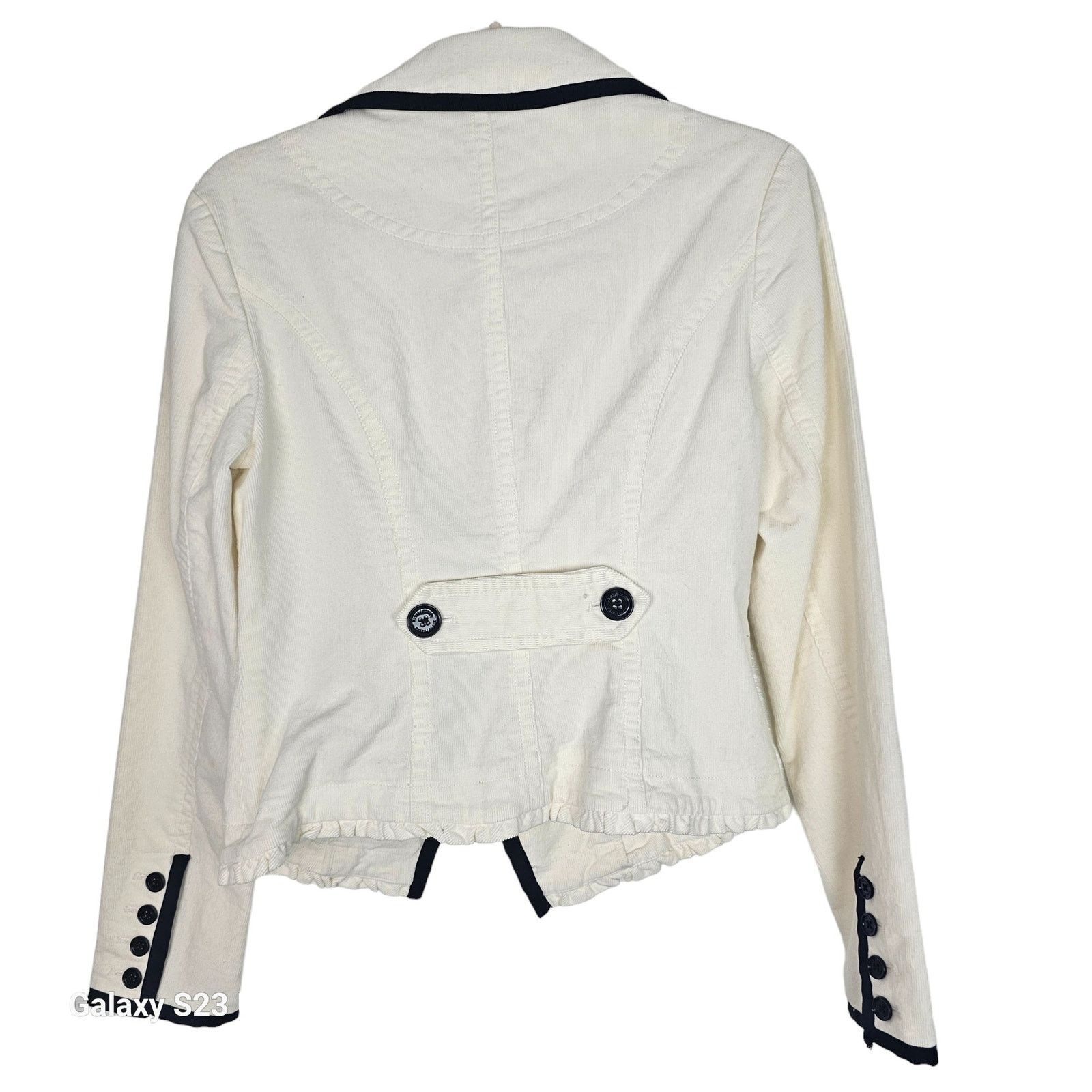 White House Black Market White House Black Market Corduroy Cropped Blazer 4 Classic Size S / US 4 / IT 40 - 8 Thumbnail