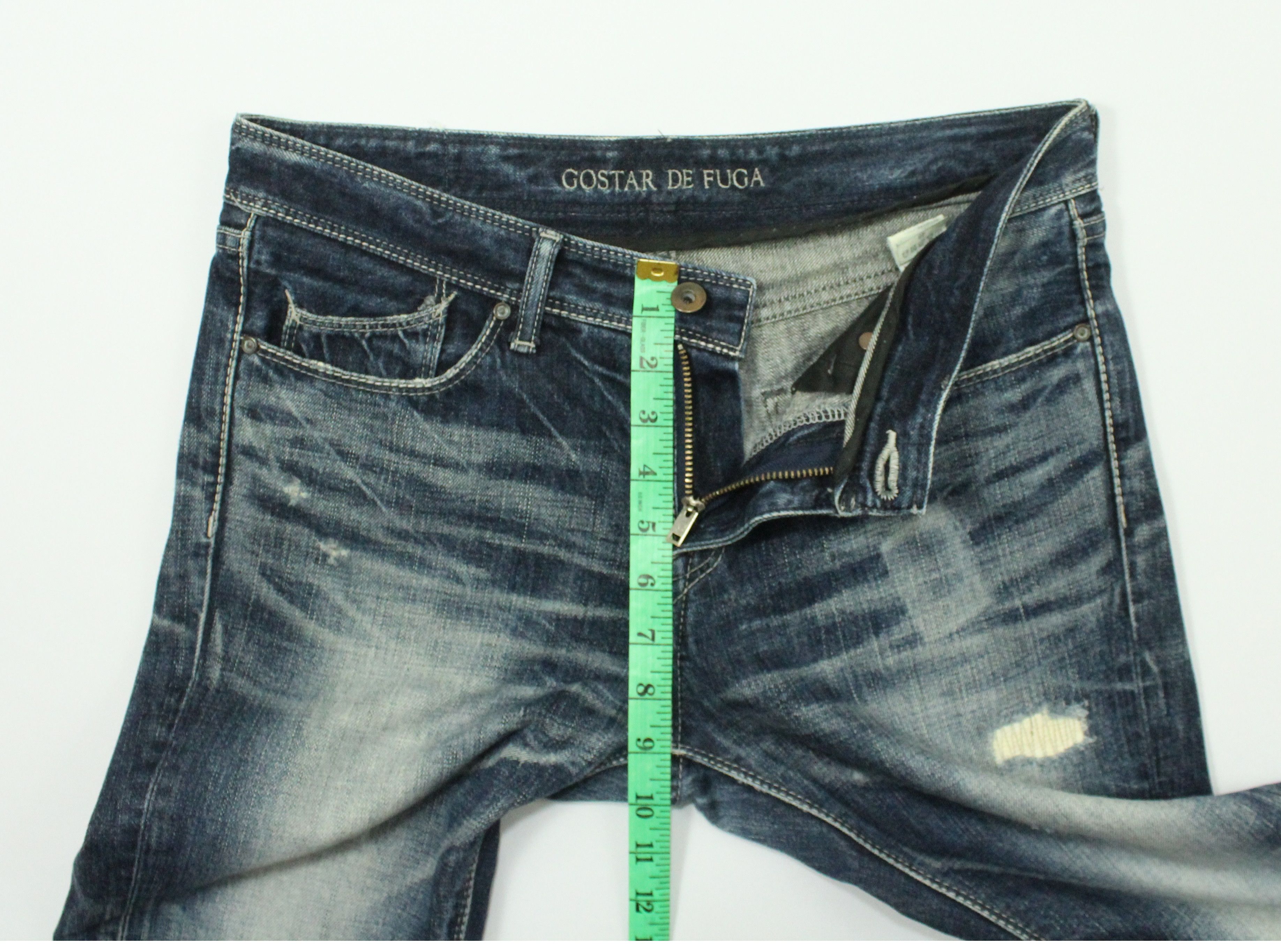 GOSTAR DE FUGA GOSTAR DE FUGA Denim Distressed APC Helmut Lang Acne Size US 32 / EU 48 - 21 Thumbnail