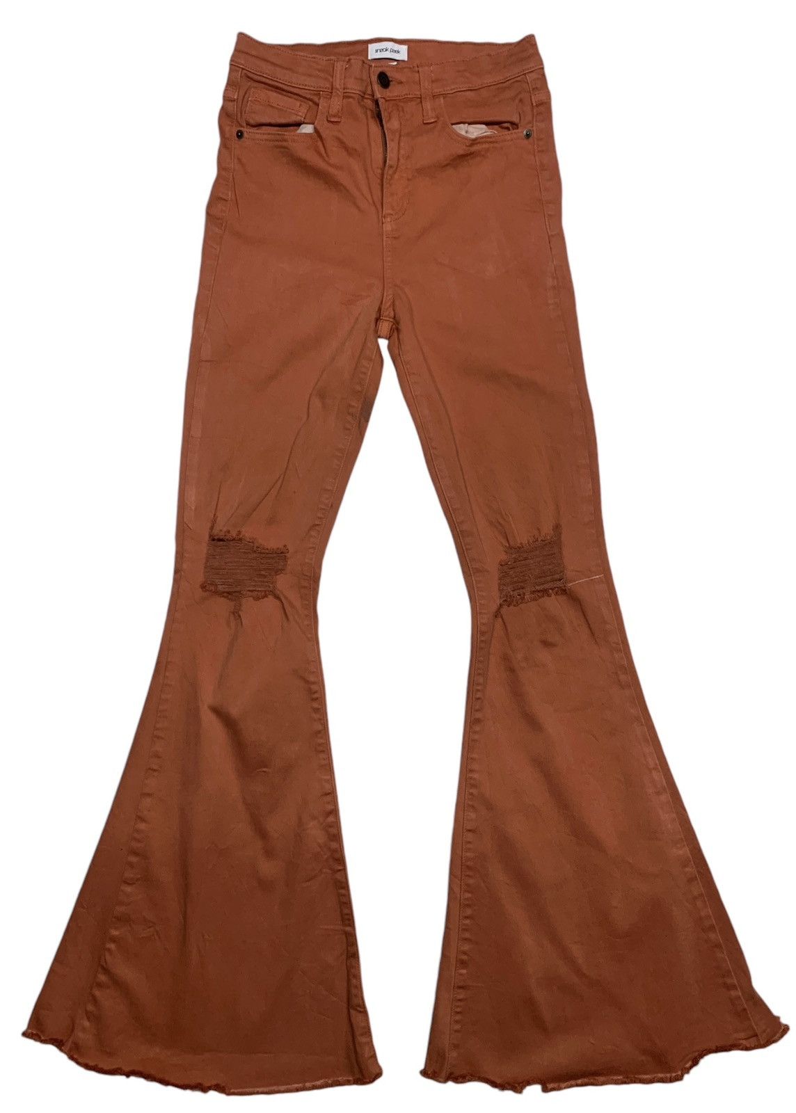 Designer Sneak peek retro bell bottom jeans Size 30" / US 8 / IT 44 - 16 Thumbnail