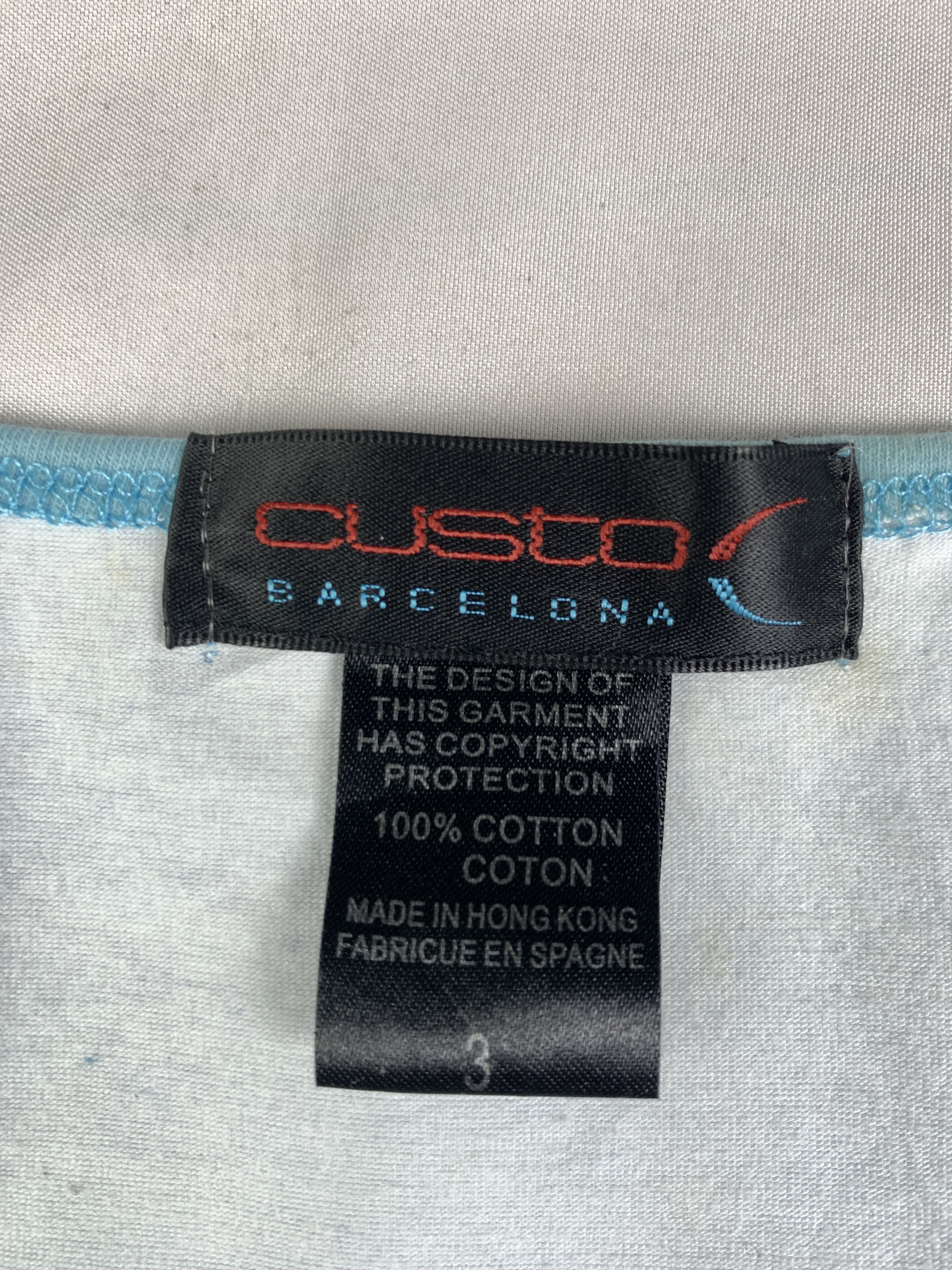 Custo Barcelona Custo Barcelona Light Blue Girl Doodle Tee (S) Size S / US 4 / IT 40 - 9 Thumbnail
