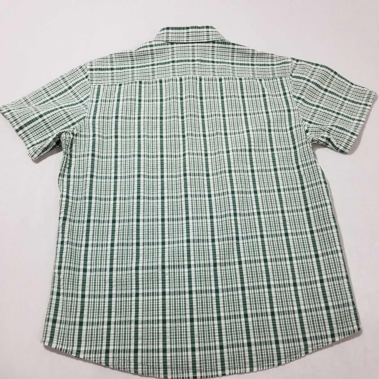 Eddie Bauer Eddie Bauer Shirt Mens Large Seersucker Short Sleeve Classic Size US L / EU 52-54 / 3 - 2 Thumbnail