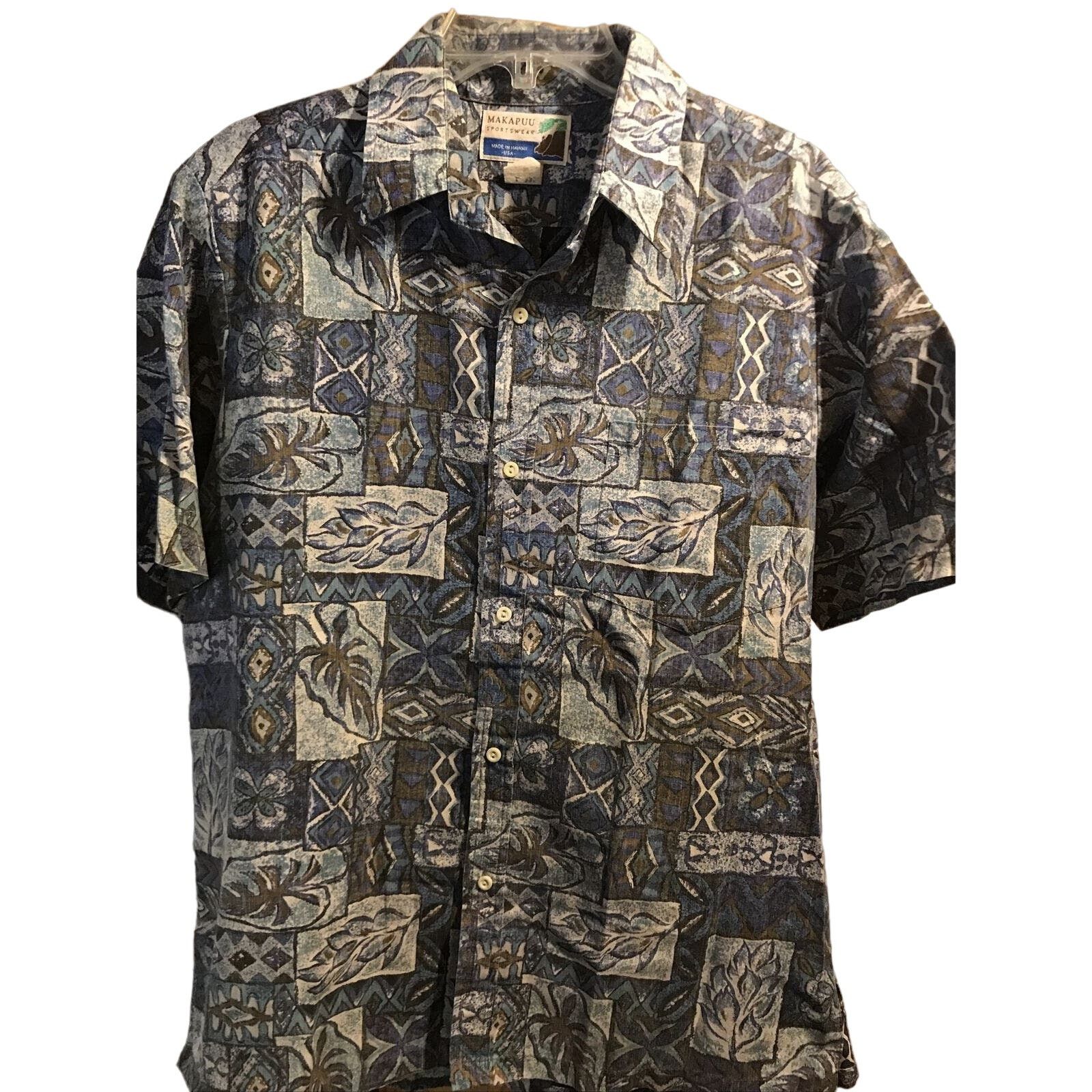 Other Makapuu Sportswear Men’s L Blue Cotton Blend Hawaiian Shirt Size US L / EU 52-54 / 3 - 1 Thumbnail