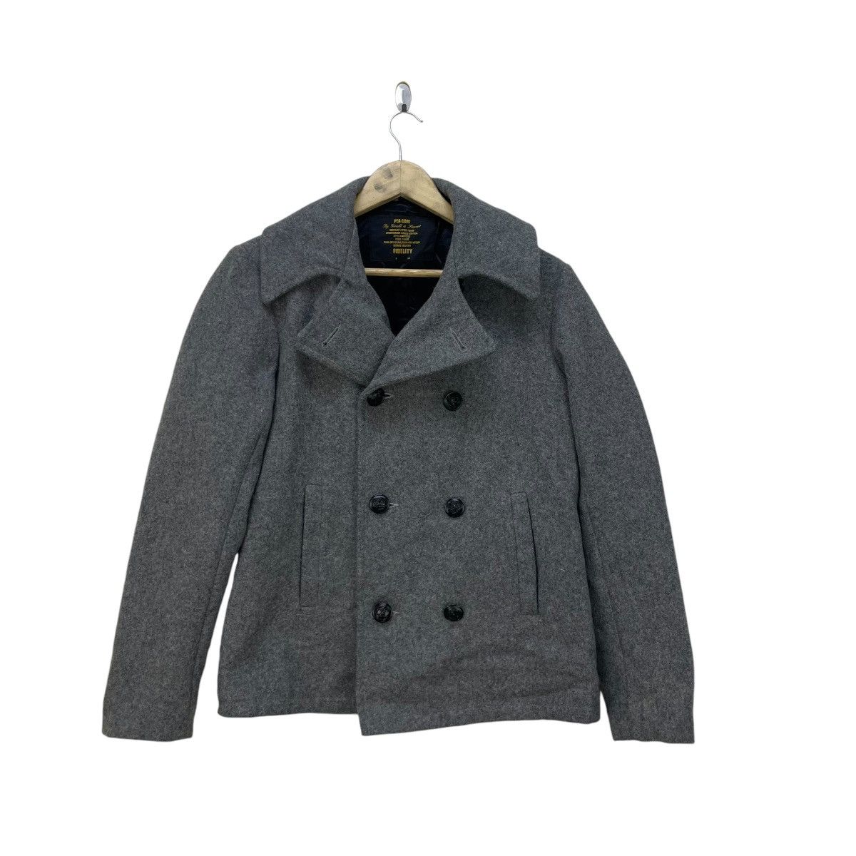 Fidelity 💥Vintage Pea Coat Fidelity Gerald Stewart Double Breasted Size US M / EU 48-50 / 2 - 1 Thumbnail