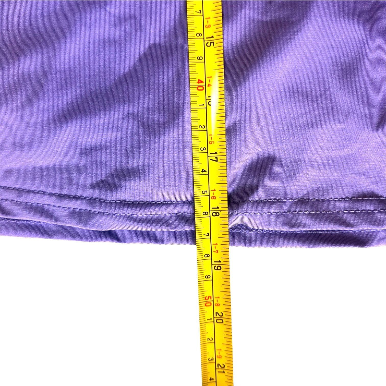 Designer Womens Athletic Skort Pockets 95% Poly/5% Elastane Purple 3X Size 35" - 9 Thumbnail