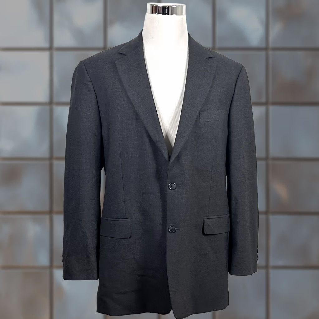 Brooks Brothers Brooks Brothers Sport Coat Gray Wool Blend Stretch 2-Button Lined Vented 44L Mens Regular Jacket Coat Size US XS / EU 42 / 0 - 1 Thumbnail